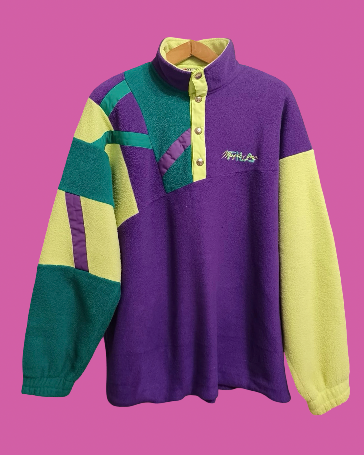 Vintage Multicolor Fantasy 90's Fila Fleece Unisex Size XL