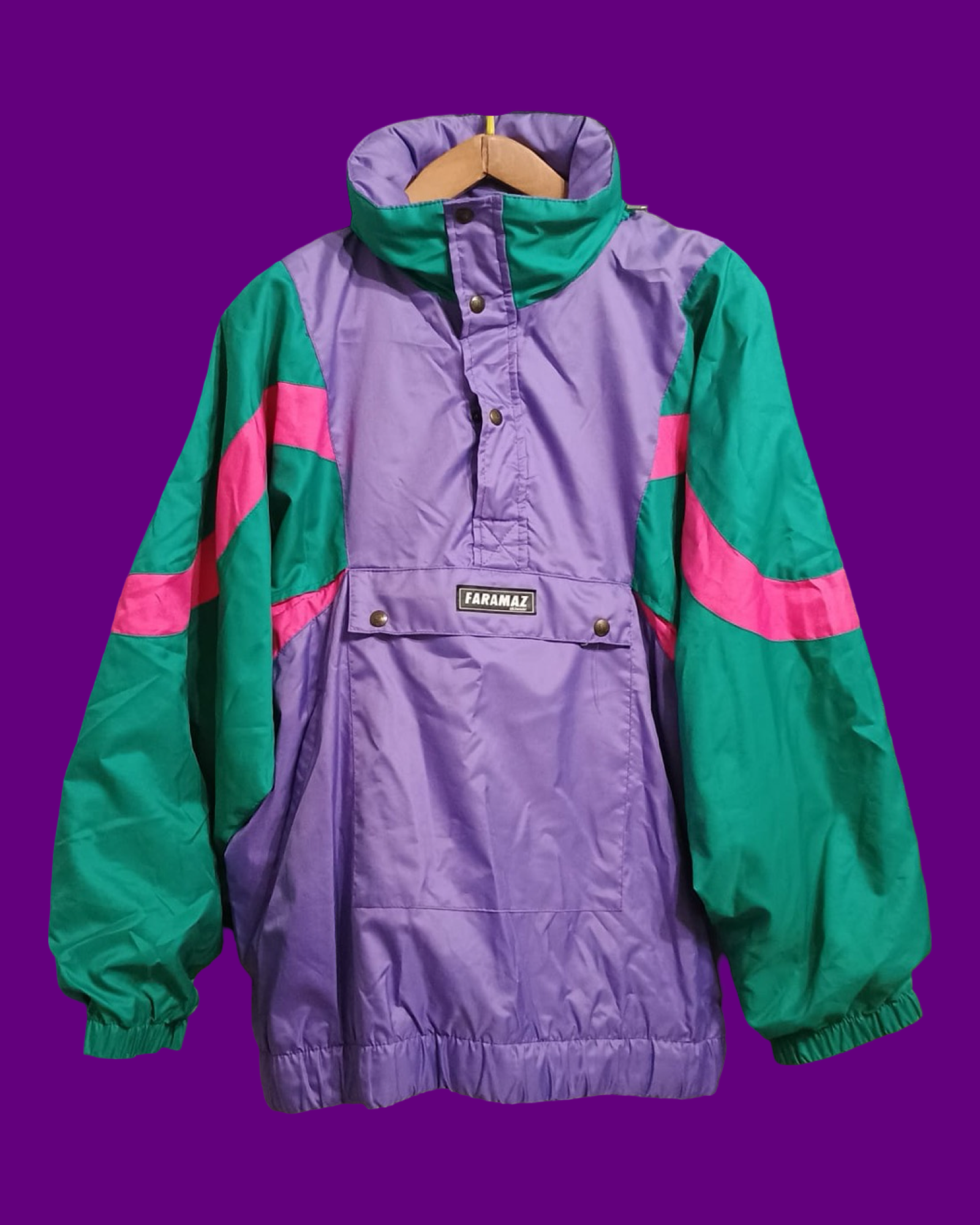 Vintage Multicolor Fantasy 90's Soft Jacket Unisex Size L