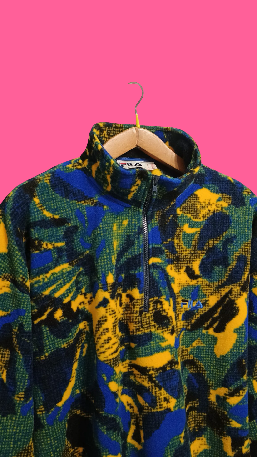 Vintage Multicolor Fantasy 90's Fila Fleece Unisex Size XL