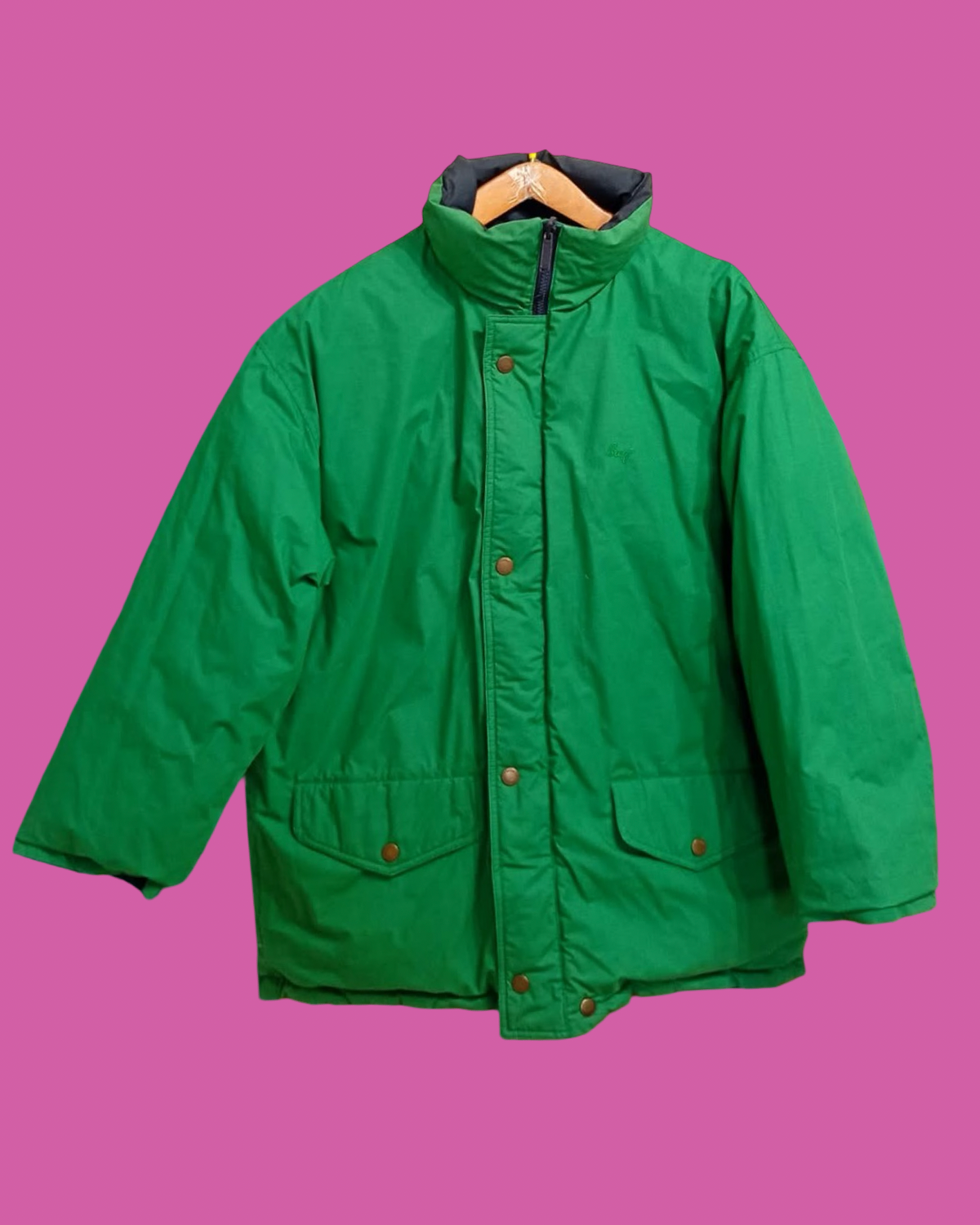 Vintage Multicolor Fantasy 90's Double Face Snow Jacket Unisex Size L