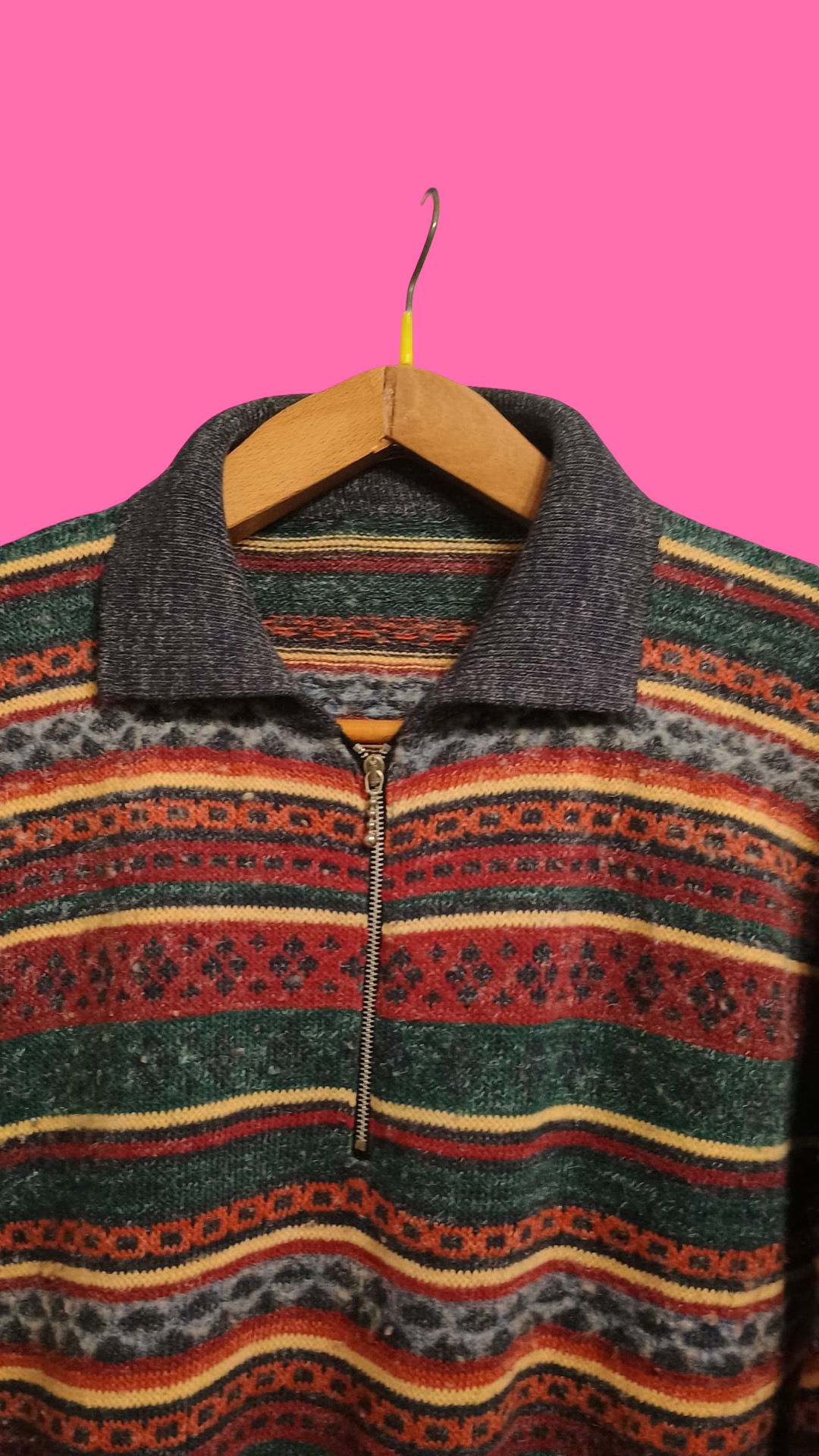 Vintage Multicolor Fantasy 90's Sweater Unisex Size M