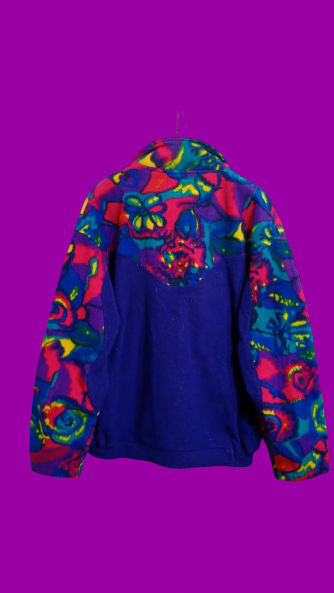Vintage Multicolor Fantasy 90's Fleece Unisex Size M