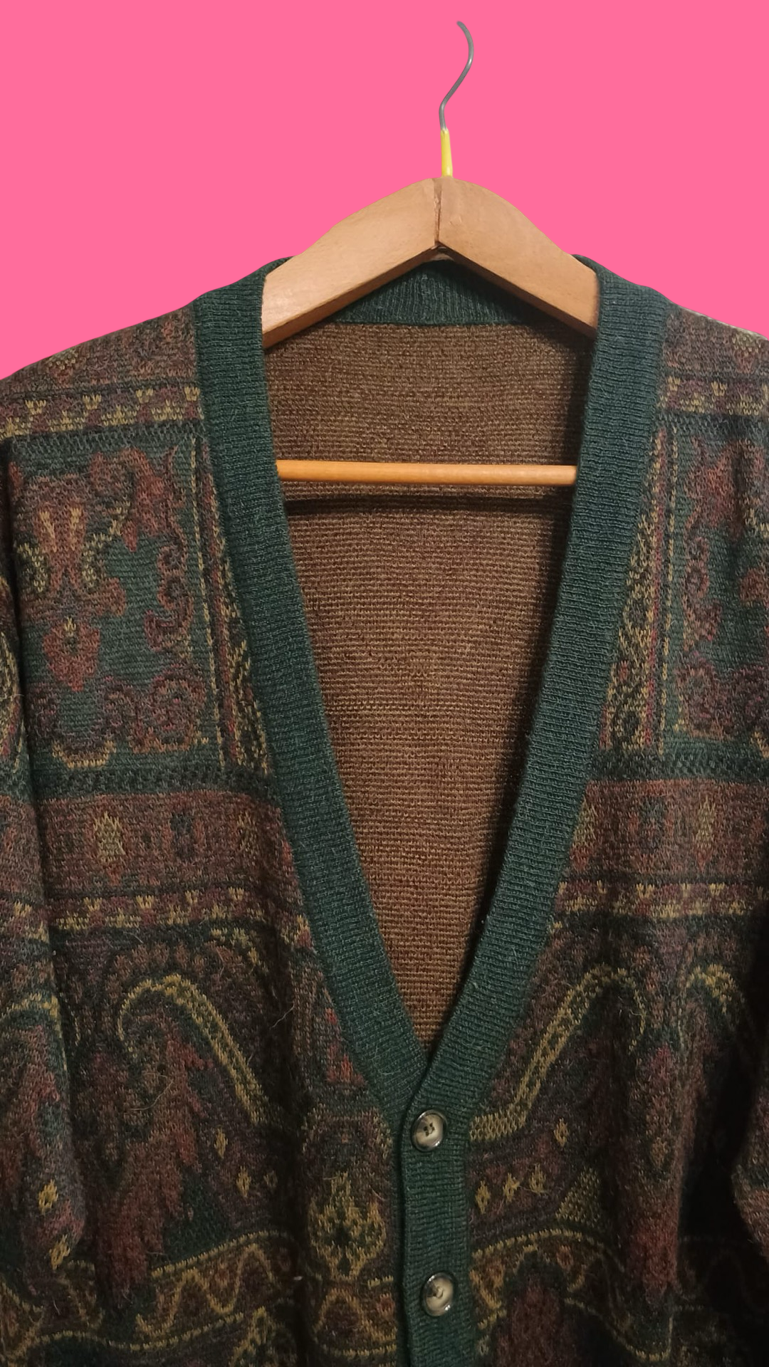 Vintage Multicolor Fantasy 90's Sweater Unisex Size L