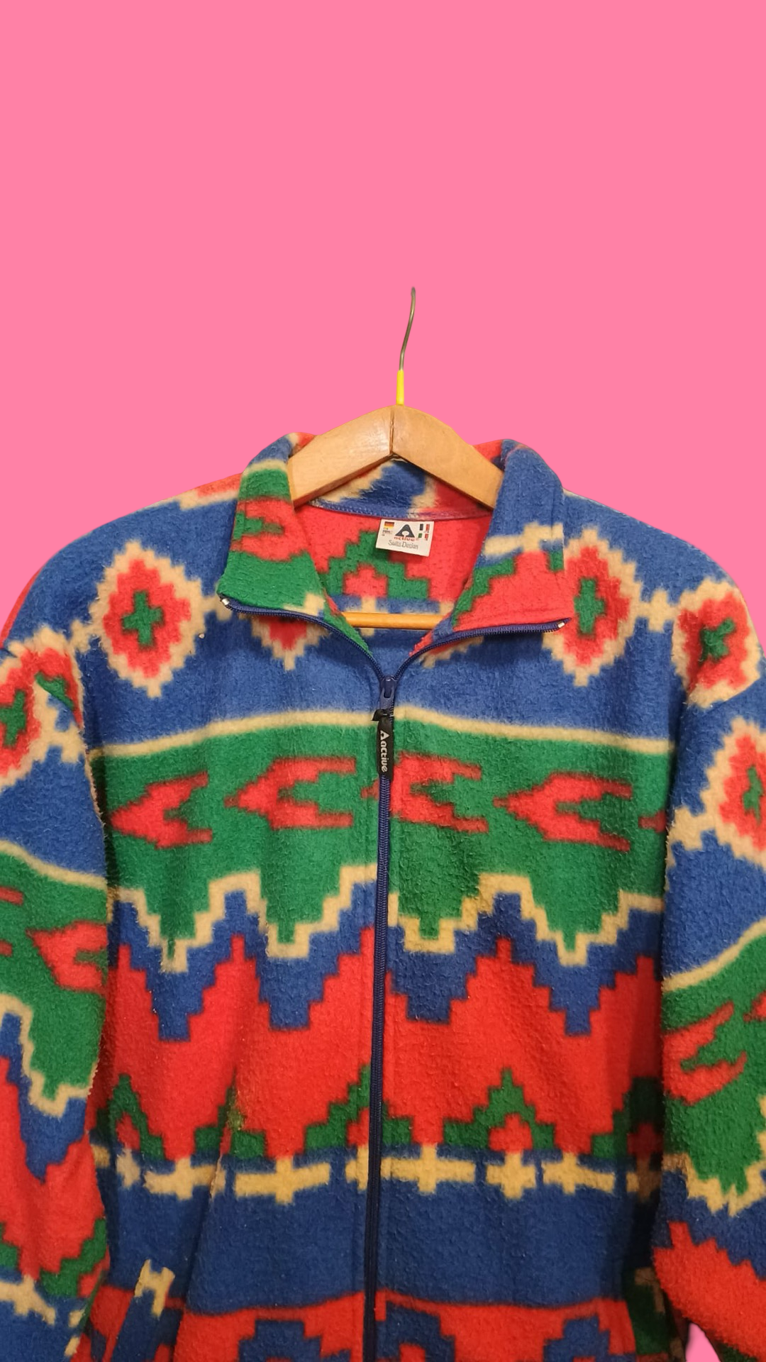 Vintage Multicolor Fantasy 90's Sweatshirt Unisex Size L