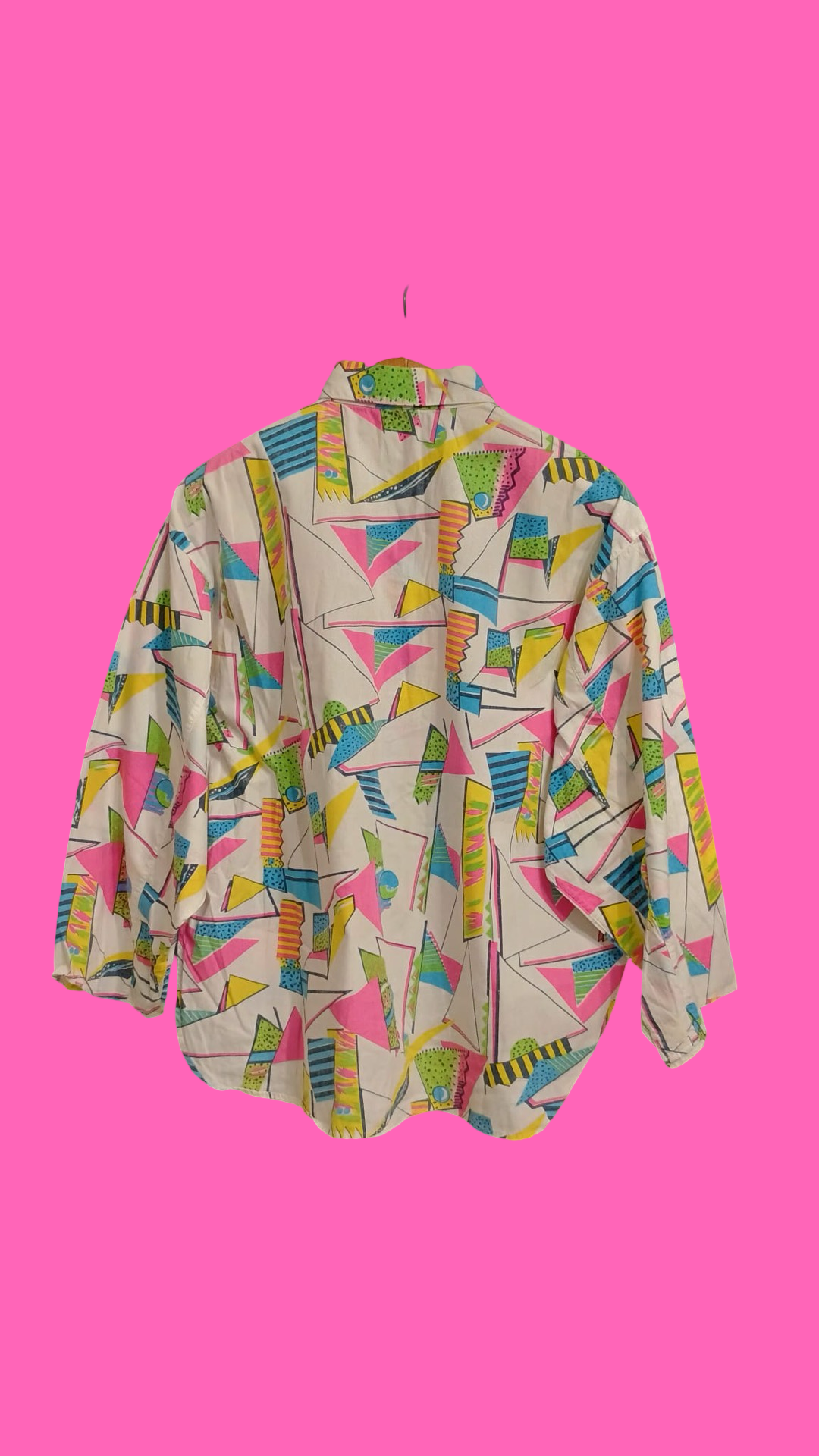 Vintage Multicolor Fantasy 90's Shirt Woman Size M