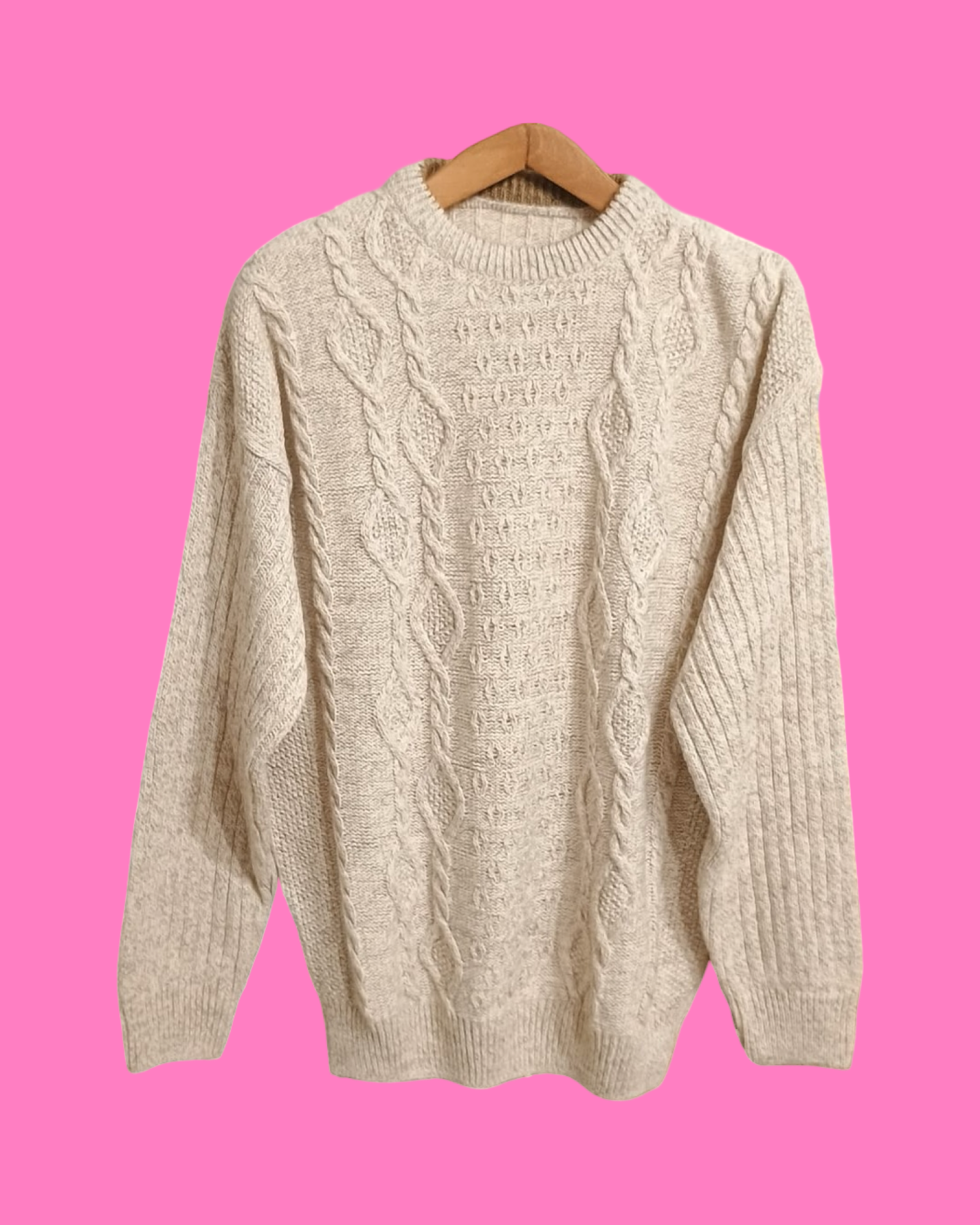 Vintage Multicolor Fantasy 90's Sweater Unisex Size L