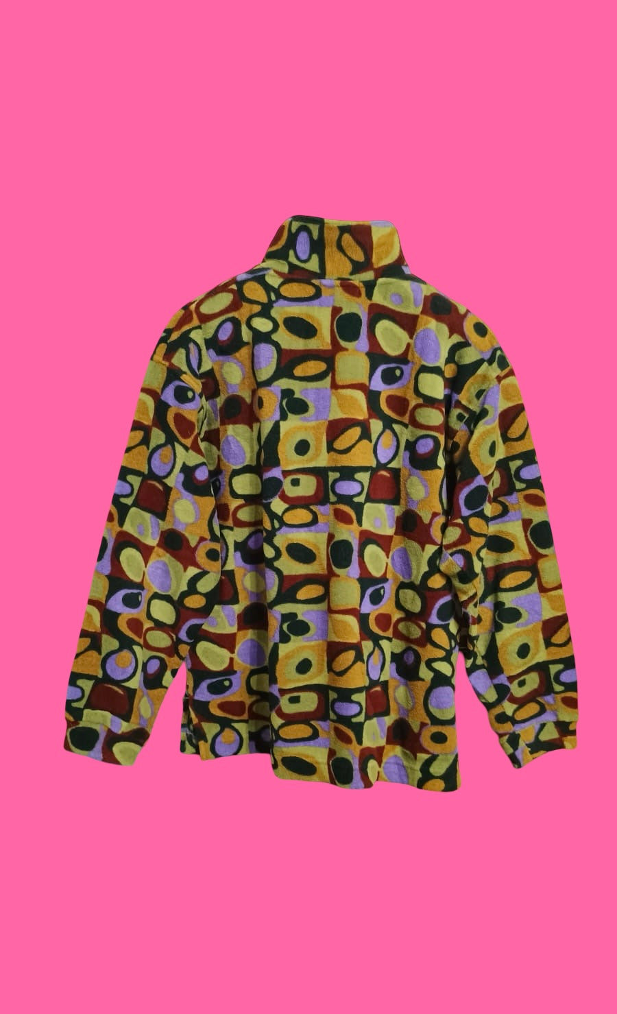 Vintage Multicolor Fantasy 90's Fleece Woman Size M