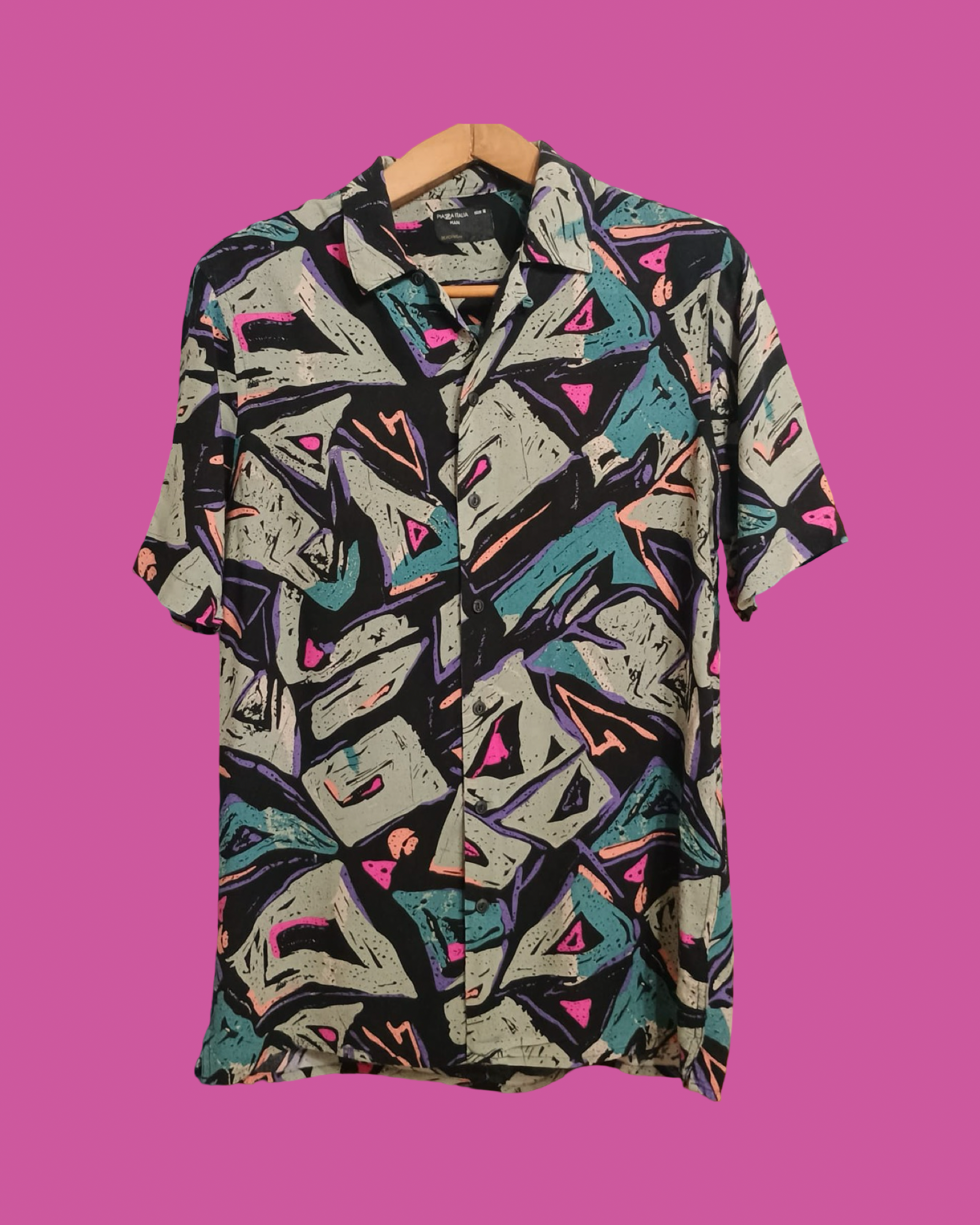 Vintage Style Multicolor Fantasy Shirt Unisex Size M
