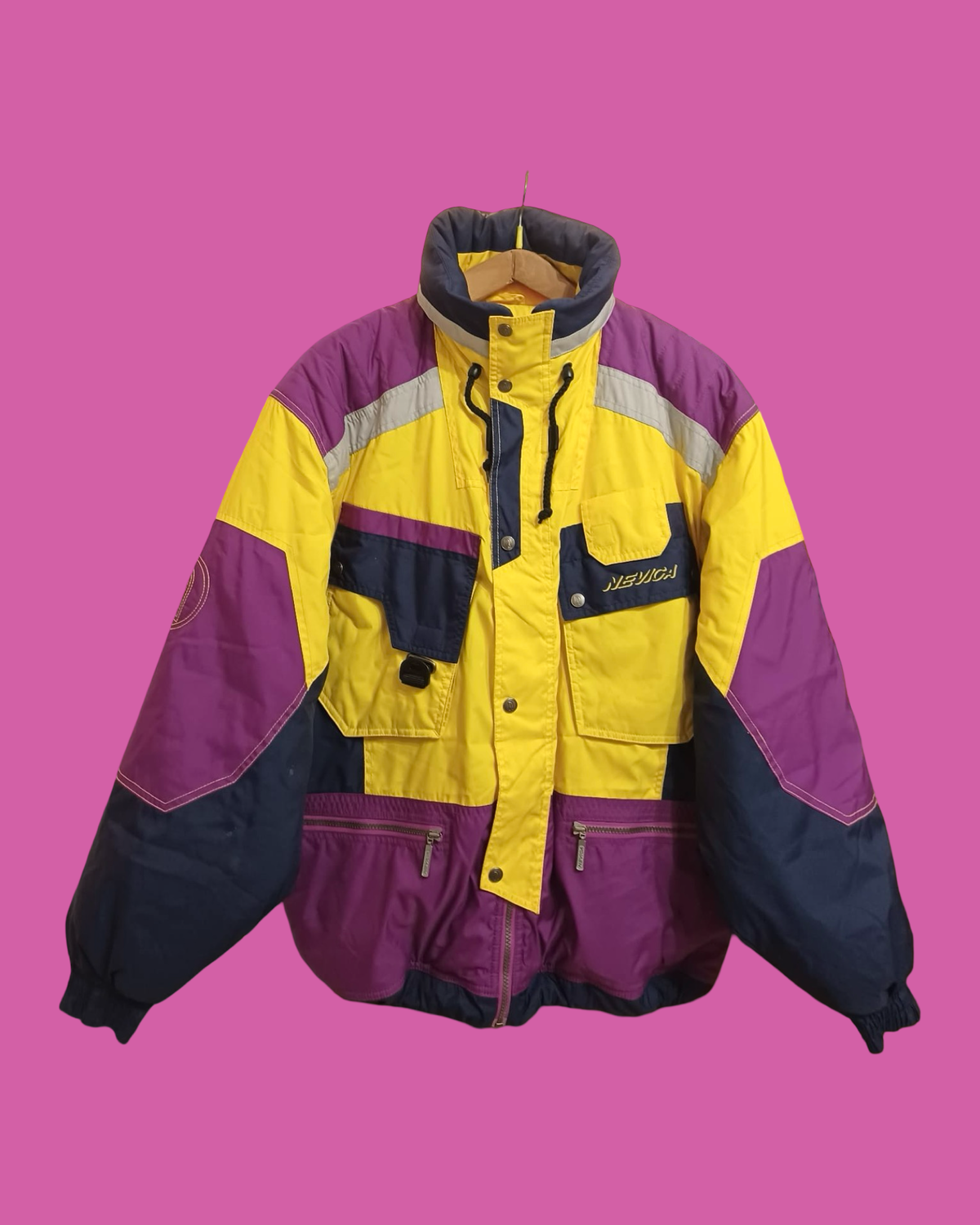 Vintage Multicolor Fantasy 90's Snow Jacket Unisex Size L