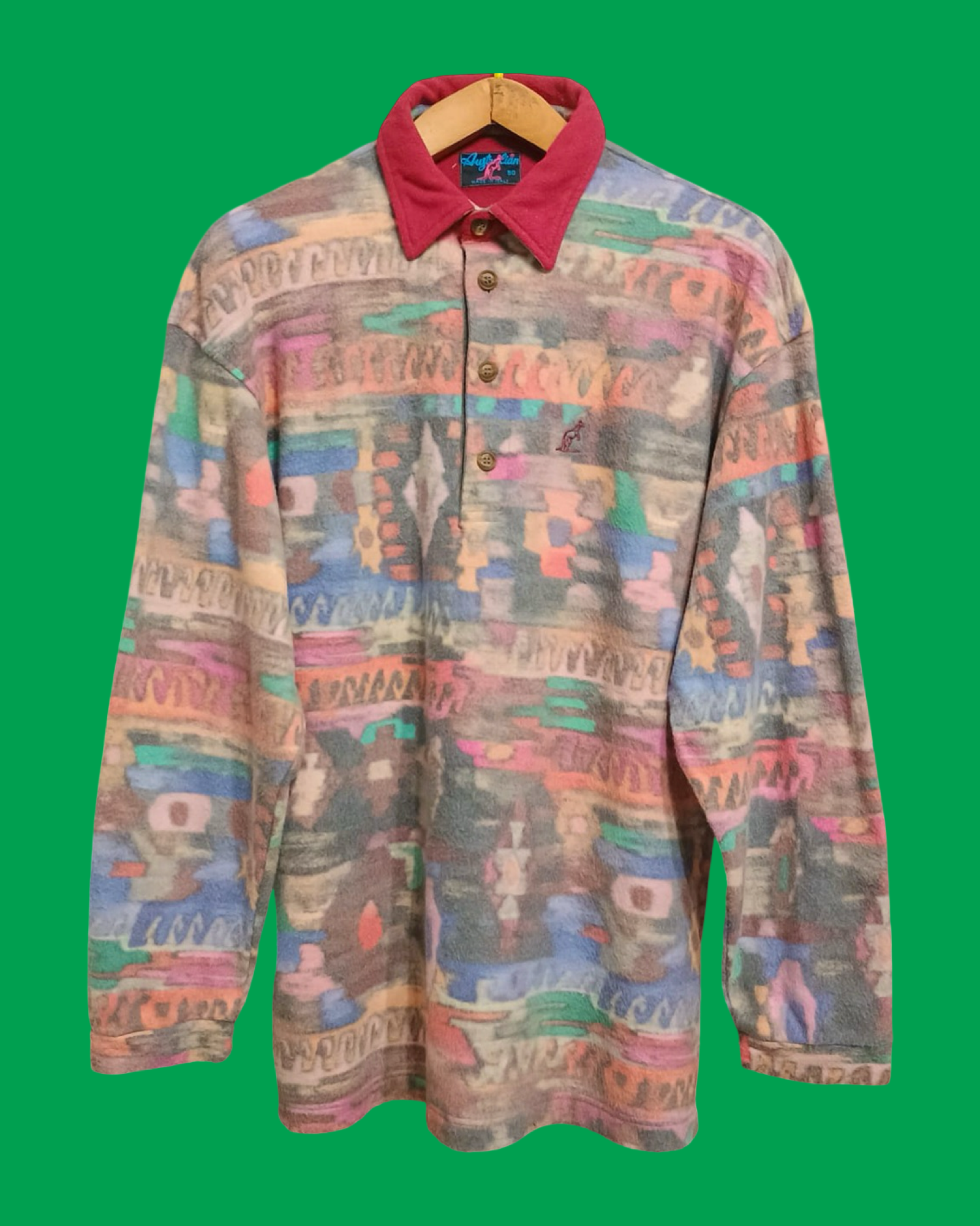 Vintage Multicolor Fantasy 90's Pile Sweatshirt Unisex Size L
