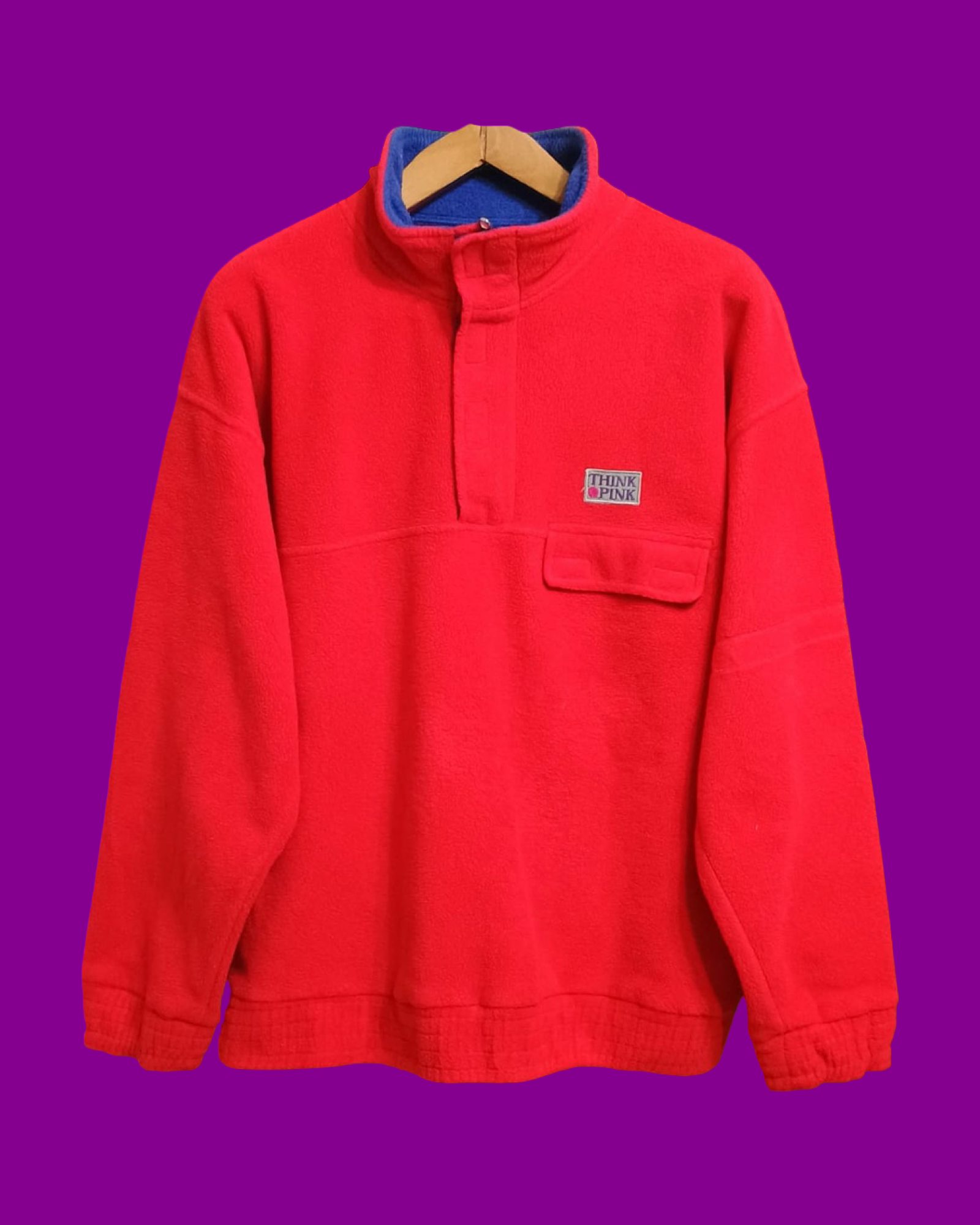 Vintage Multicolor Fantasy 90's Fleece Unisex Size L