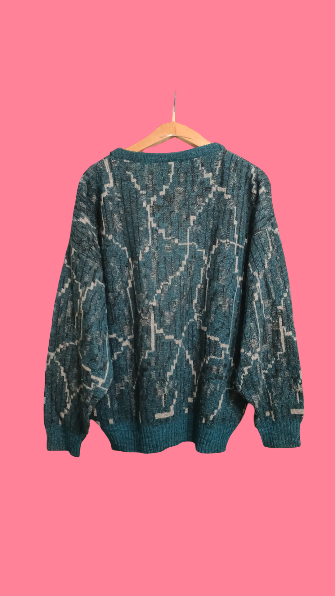 Vintage Multicolor Fantasy 90's Sweater Unisex Size M