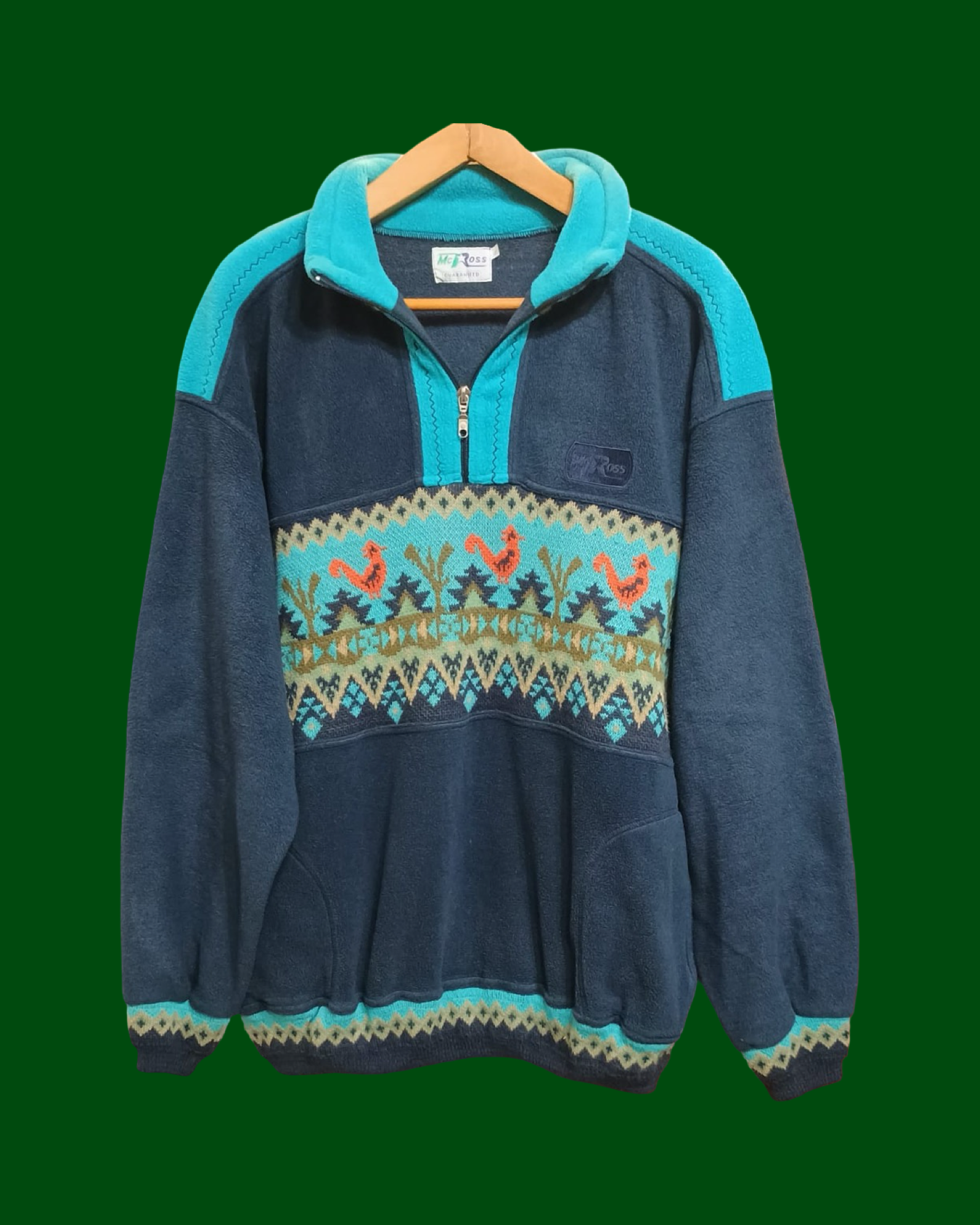 Vintage Multicolor Fantasy 90's Fleece Unisex Size XL