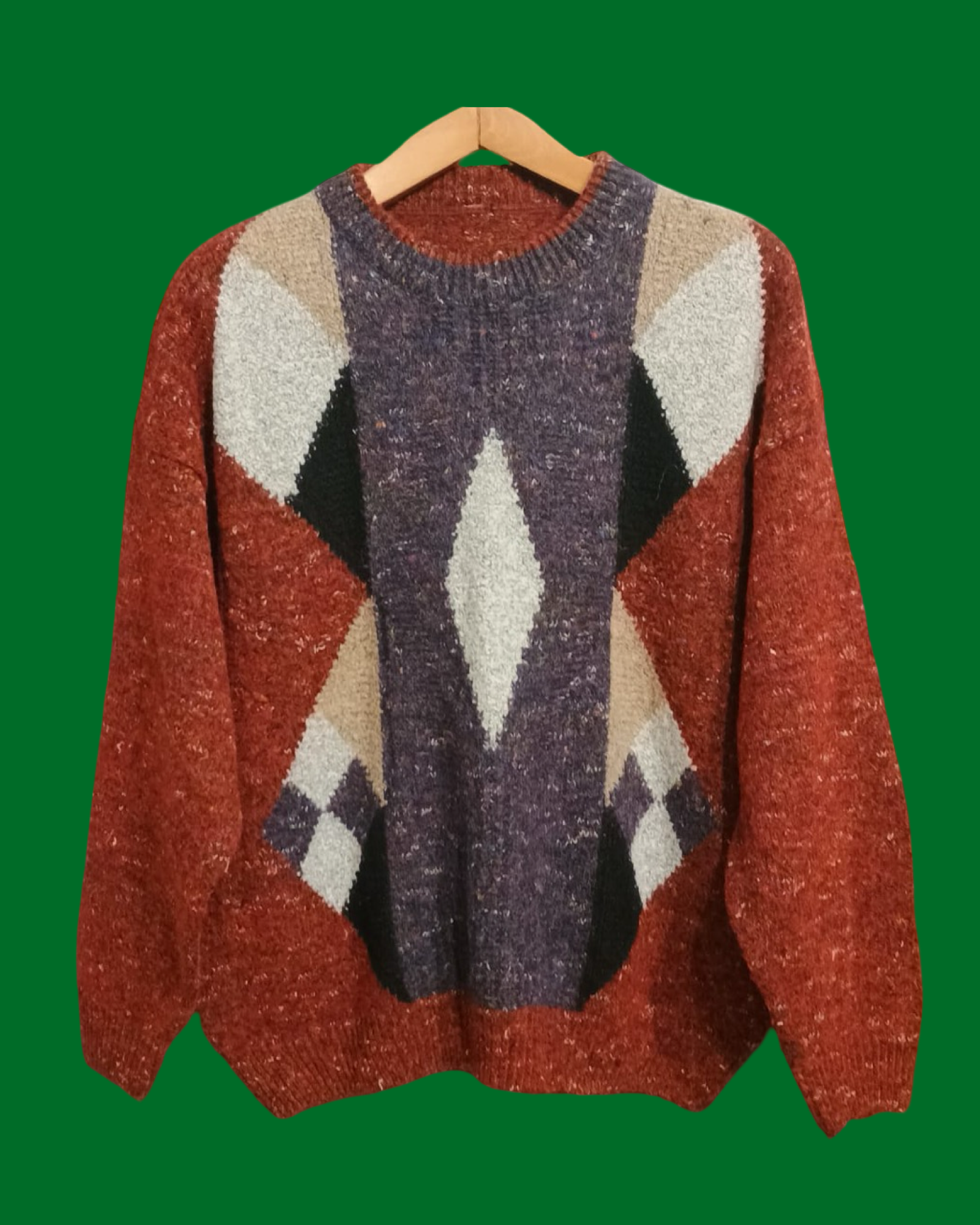 Vintage Multicolor Fantasy 90's Sweater Unisex Size M