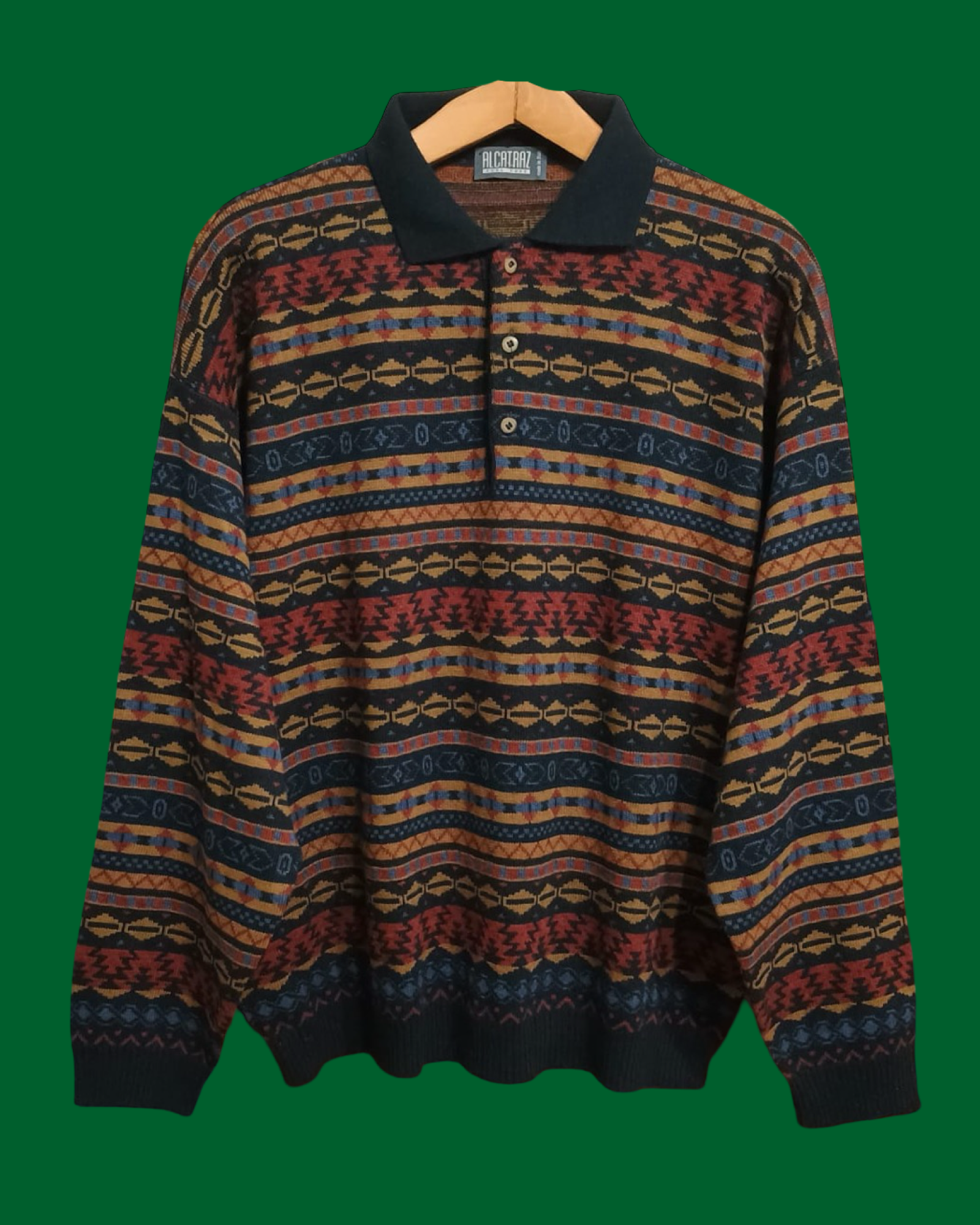 Vintage Multicolor Fantasy 90's Sweater Unisex Size XL