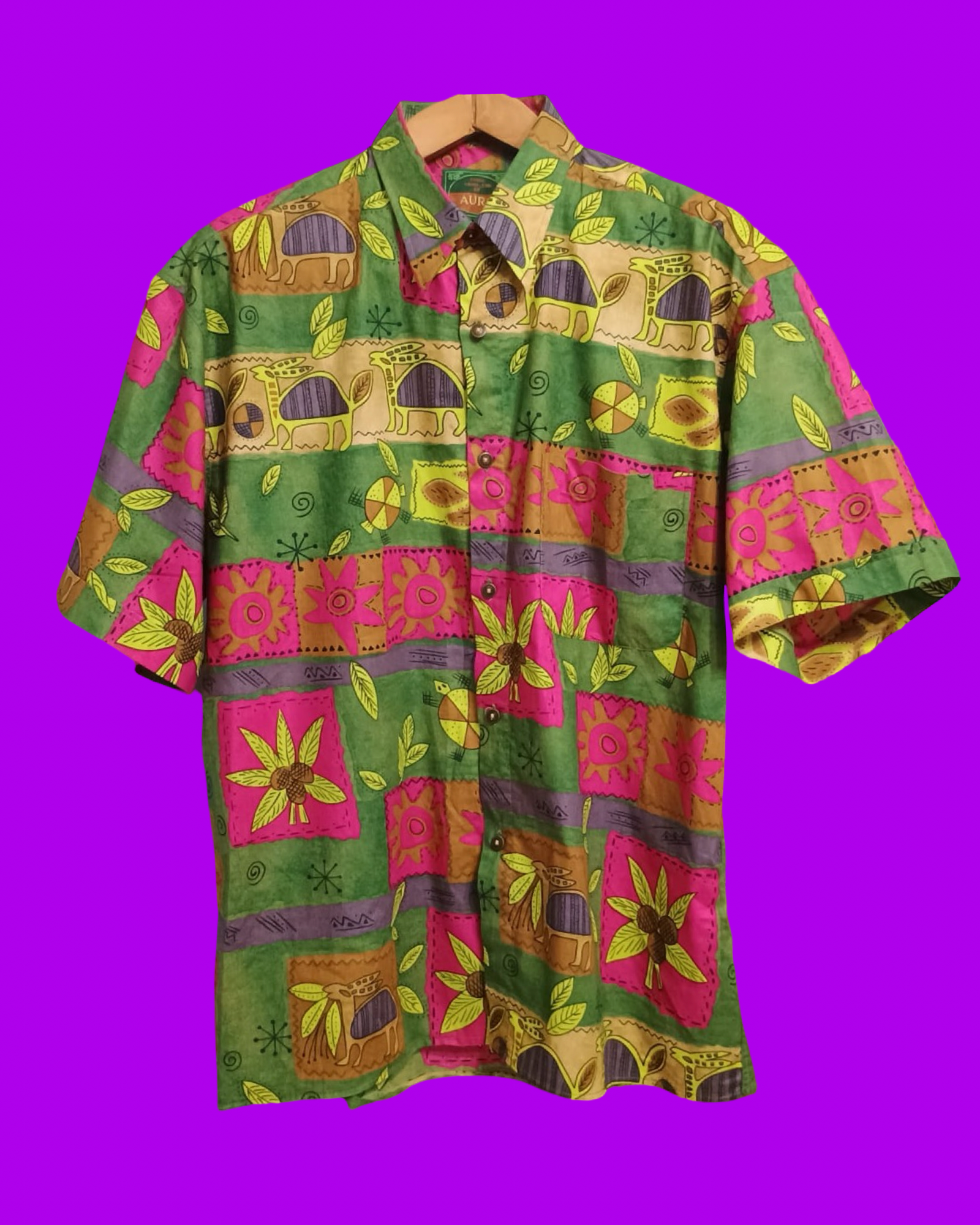 Vintage Multicolor Fantasy 90's Shirt Unisex Size M