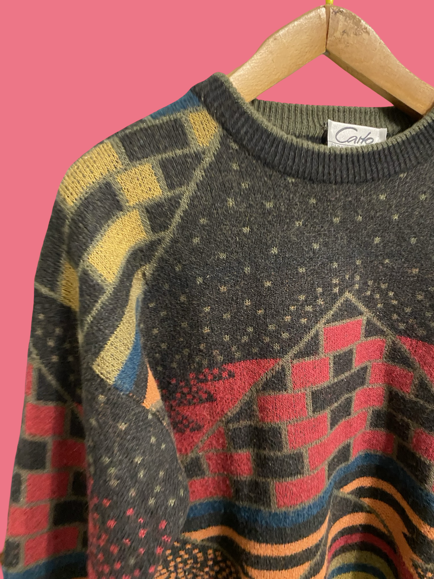 Vintage Multicolor Fantasy 90's Cardigan Unisex Size S