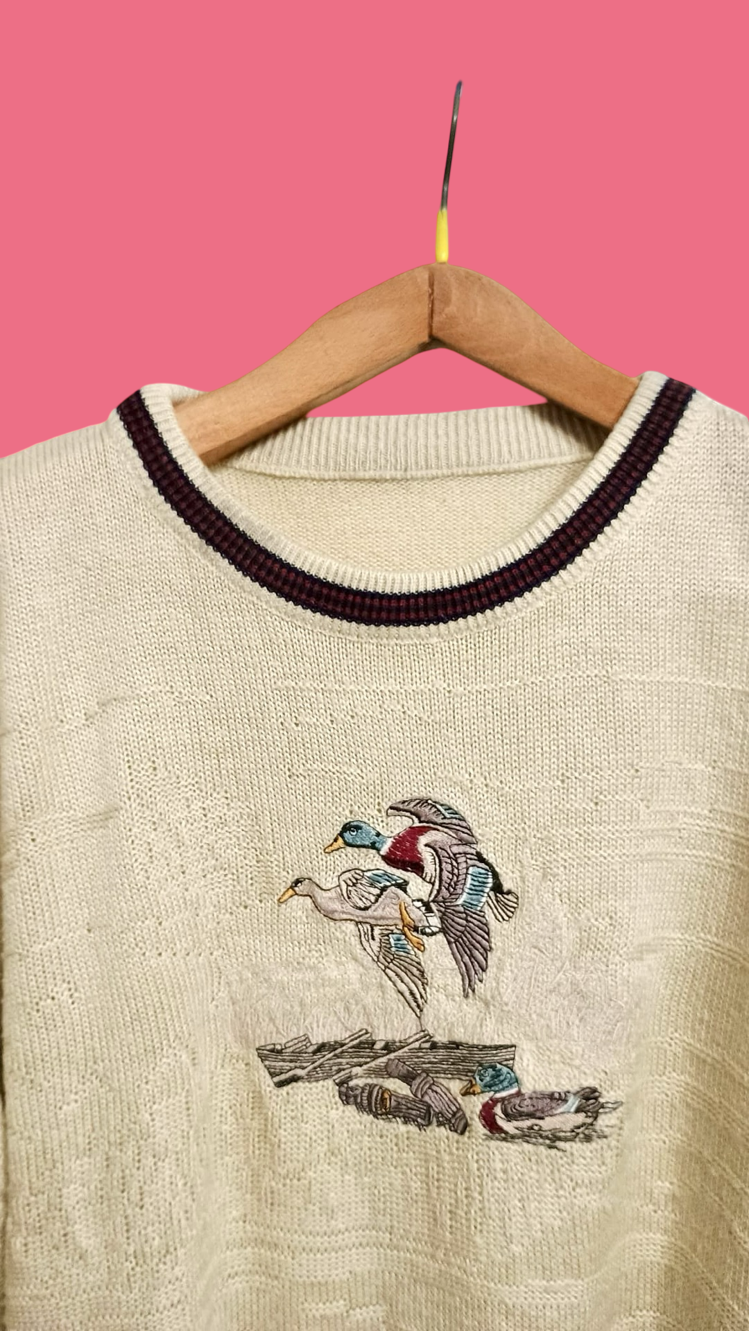 Vintage Multicolor Fantasy Sweater Unisex Size XL