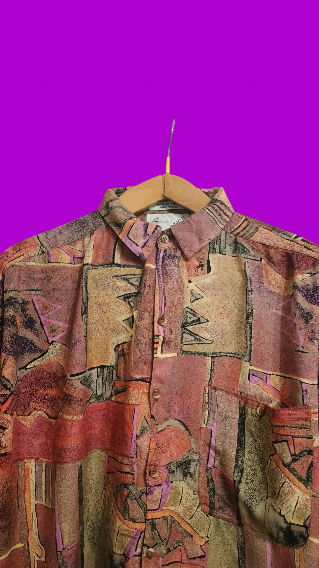 Vintage Multicolor Fantasy 90's Shirt Unisex Size L