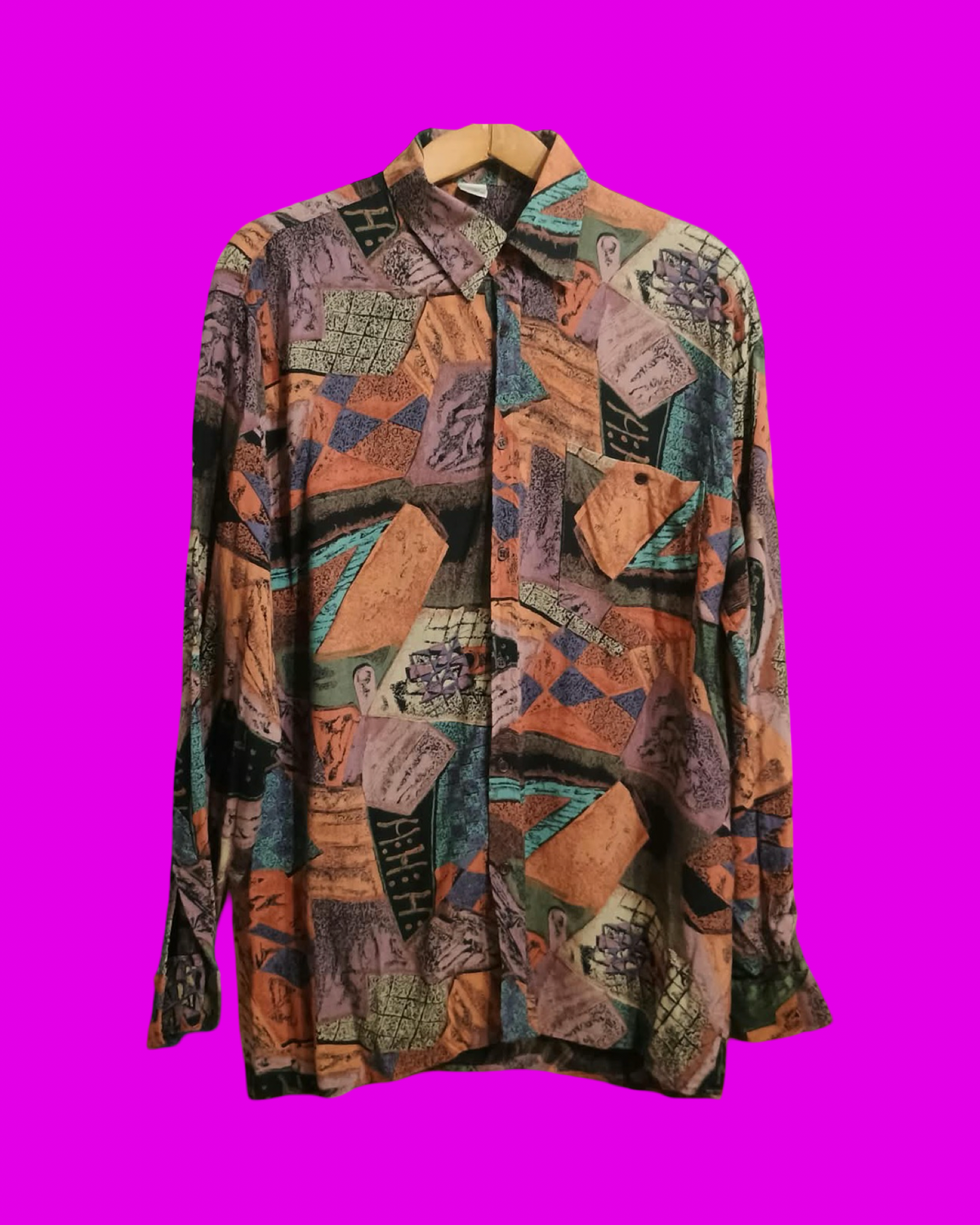 Vintage Multicolor Fantasy 90's Shirt Unisex Size XL