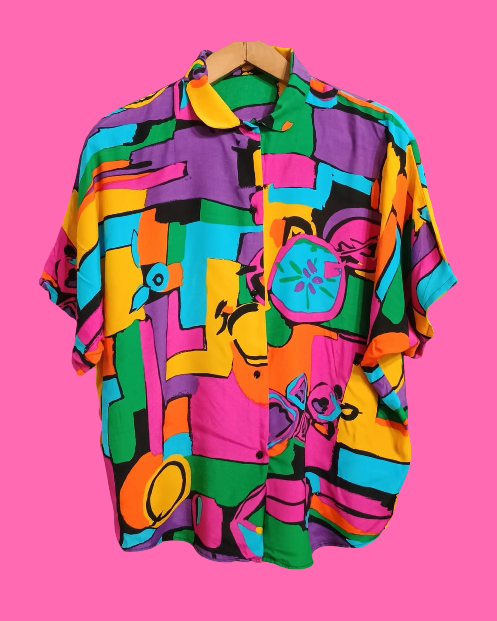 Vintage Multicolor Fantasy 90's Shirt Unisex Size S