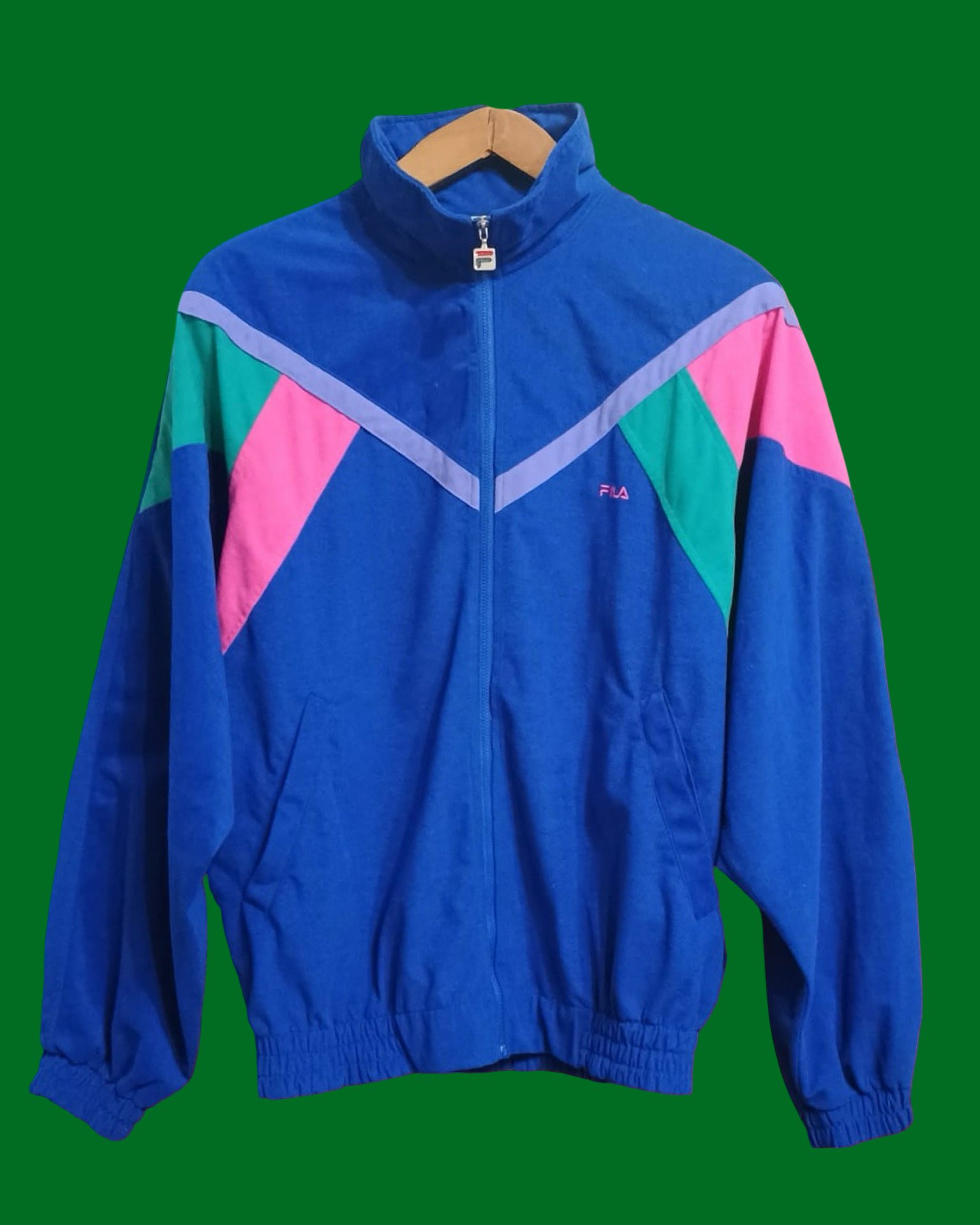 Vintage Multicolor Fantasy 90's Fila Sweatshirt Unisex Size M