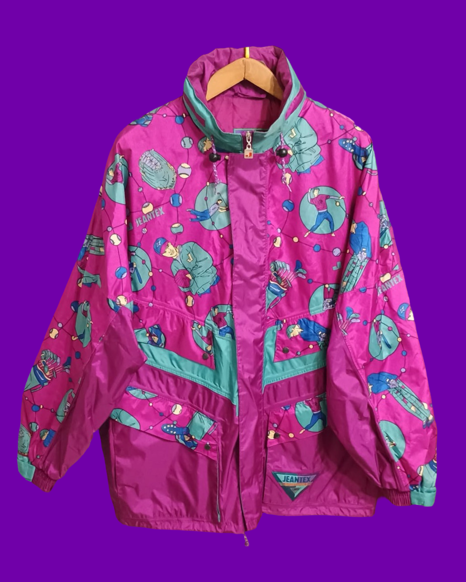 Vintage Multicolor Fantasy 90's Jacket Unisex Size XL