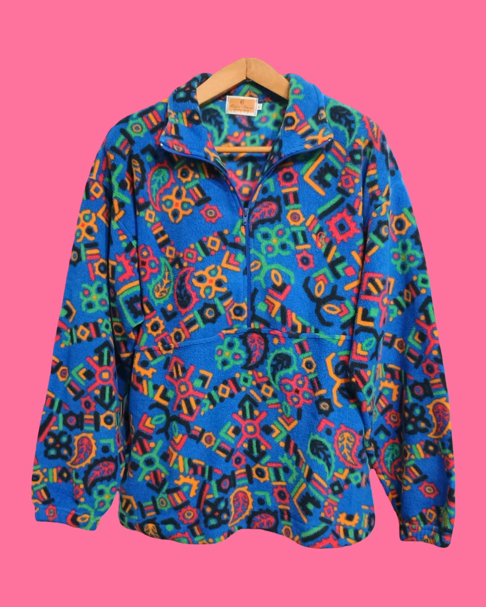 Vintage Multicolor Fantasy Conte of Florence 90's Sweatshirt Unisex Size L