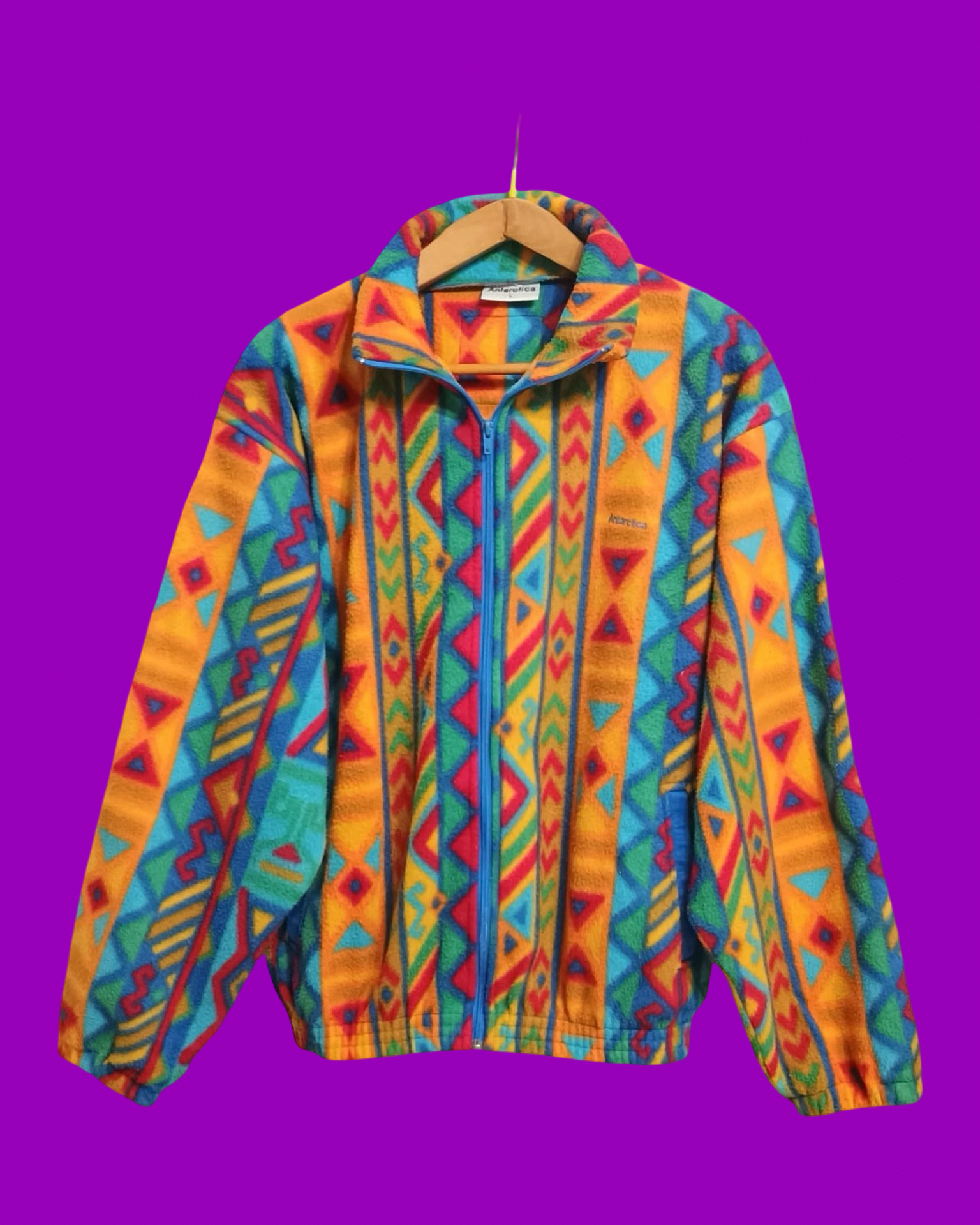Vintage Multicolor Fantasy 90's Fleece Unisex Size XL