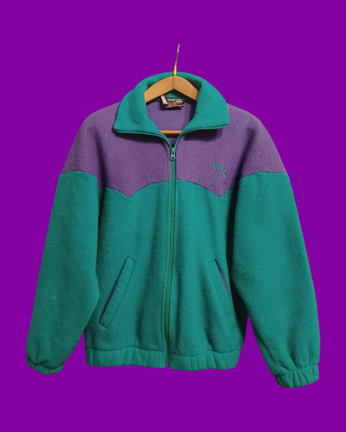 Vintage Multicolor Fantasy 90's Rare Fleece Unisex Size M