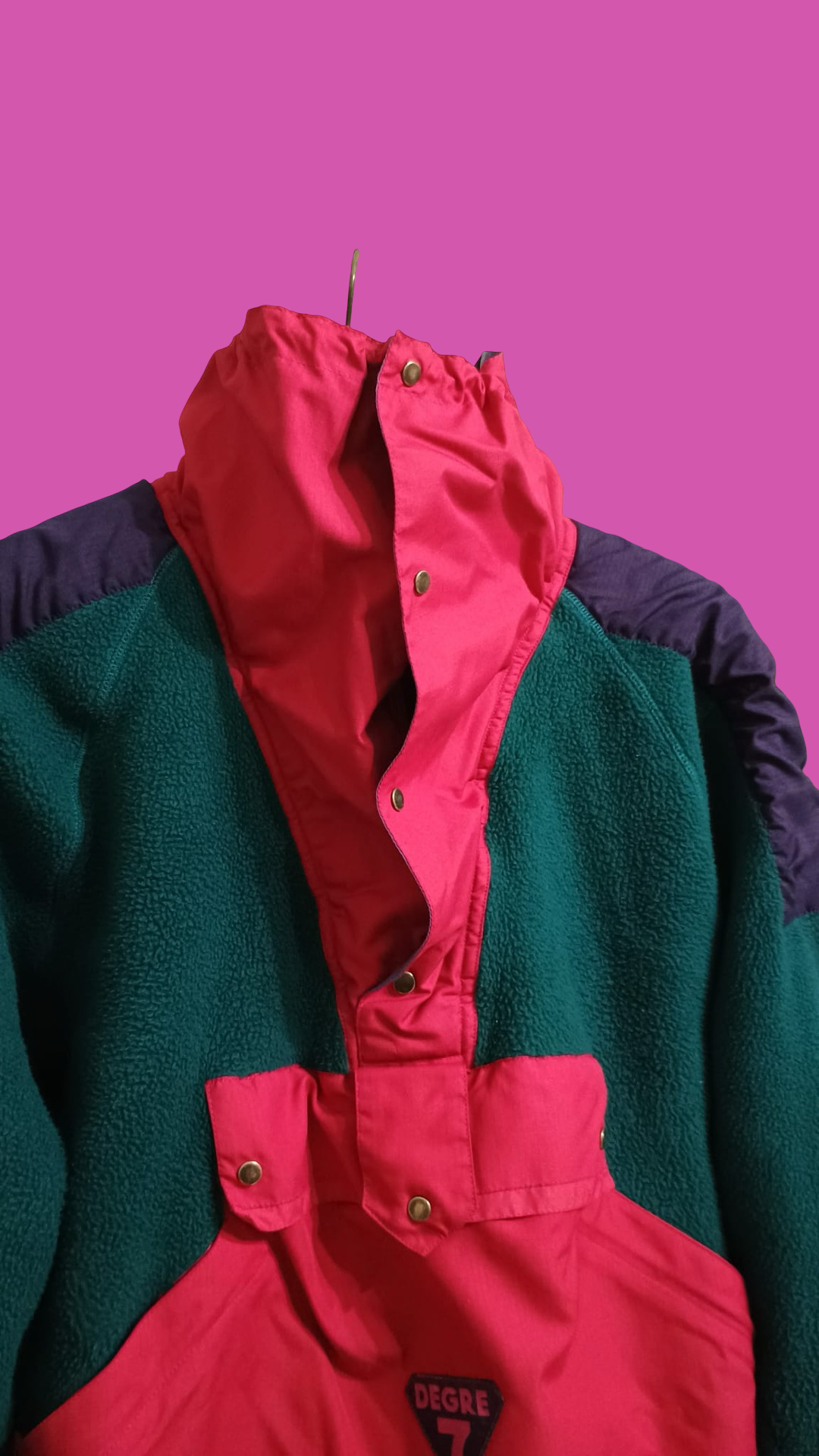 Vintage Multicolor Fantasy 90's Fleece Unisex Size L