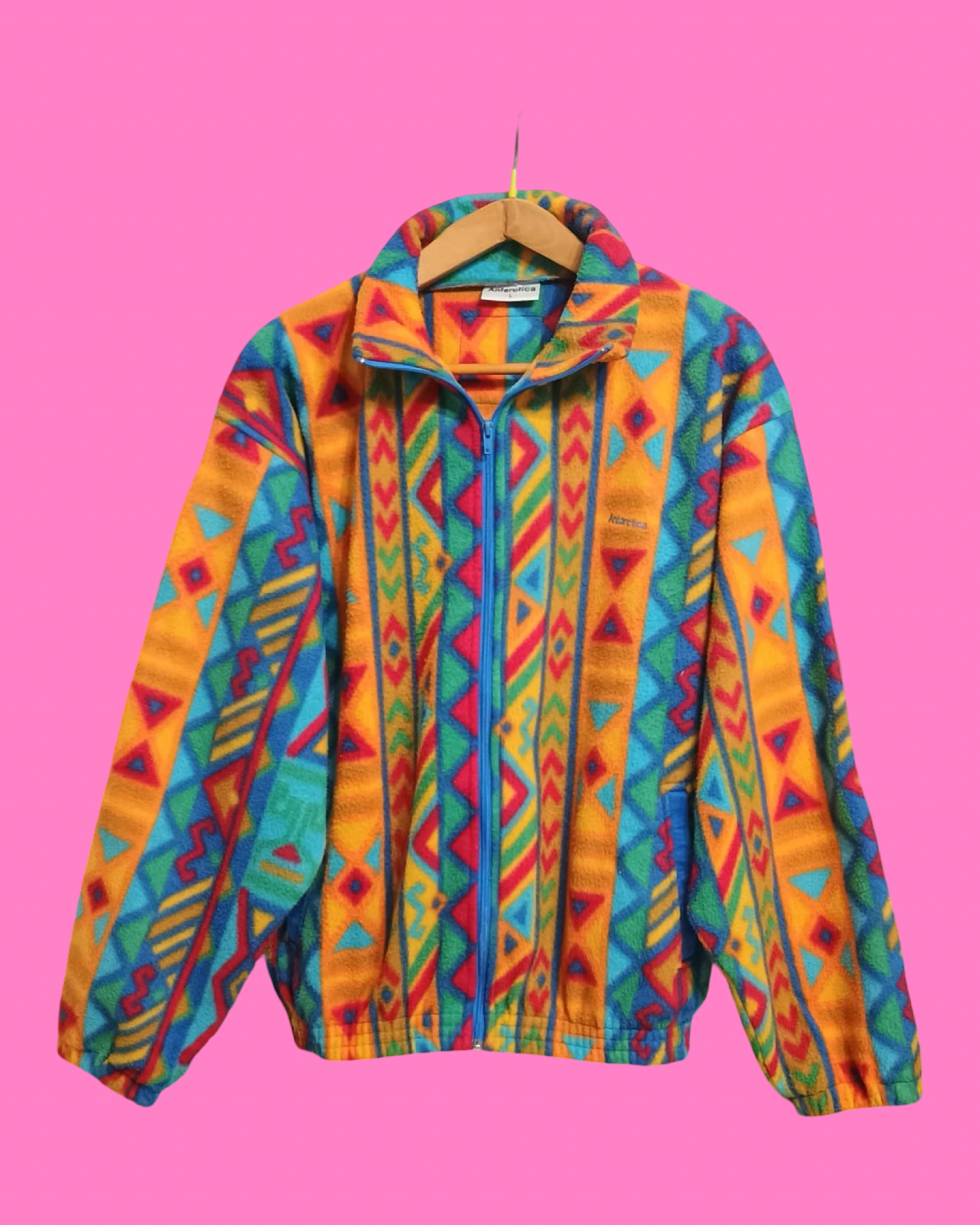 Vintage Multicolor Fantasy 90's Fleece Unisex Size XL