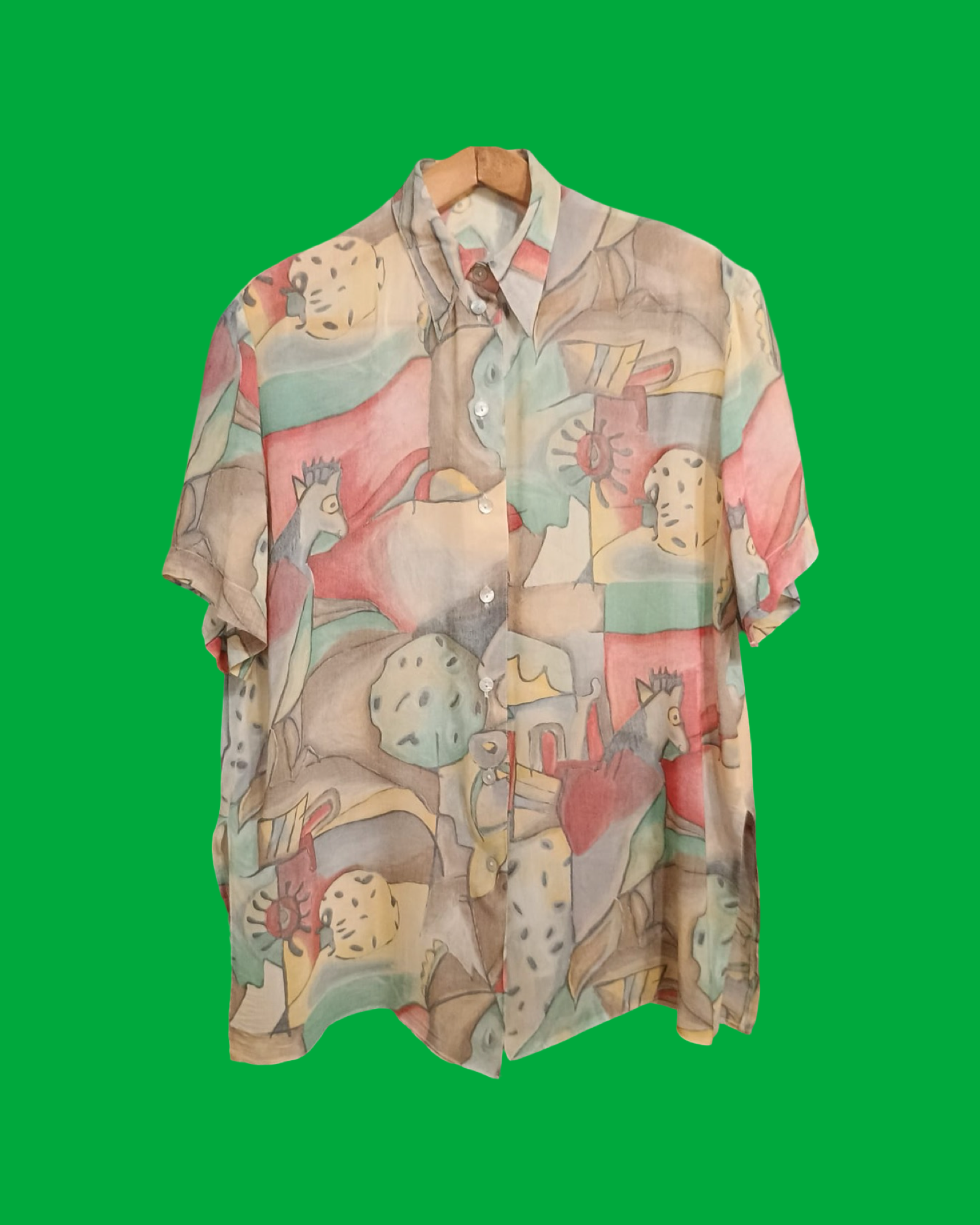 Vintage Multicolor Fantasy 90's Shirt Unisex Size L