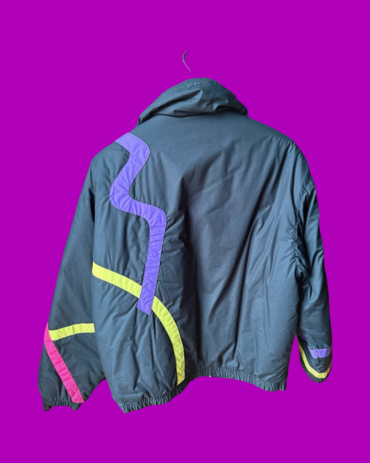 Vintage Multicolor Fantasy 90's Fila Snow Jacket Woman Size XL