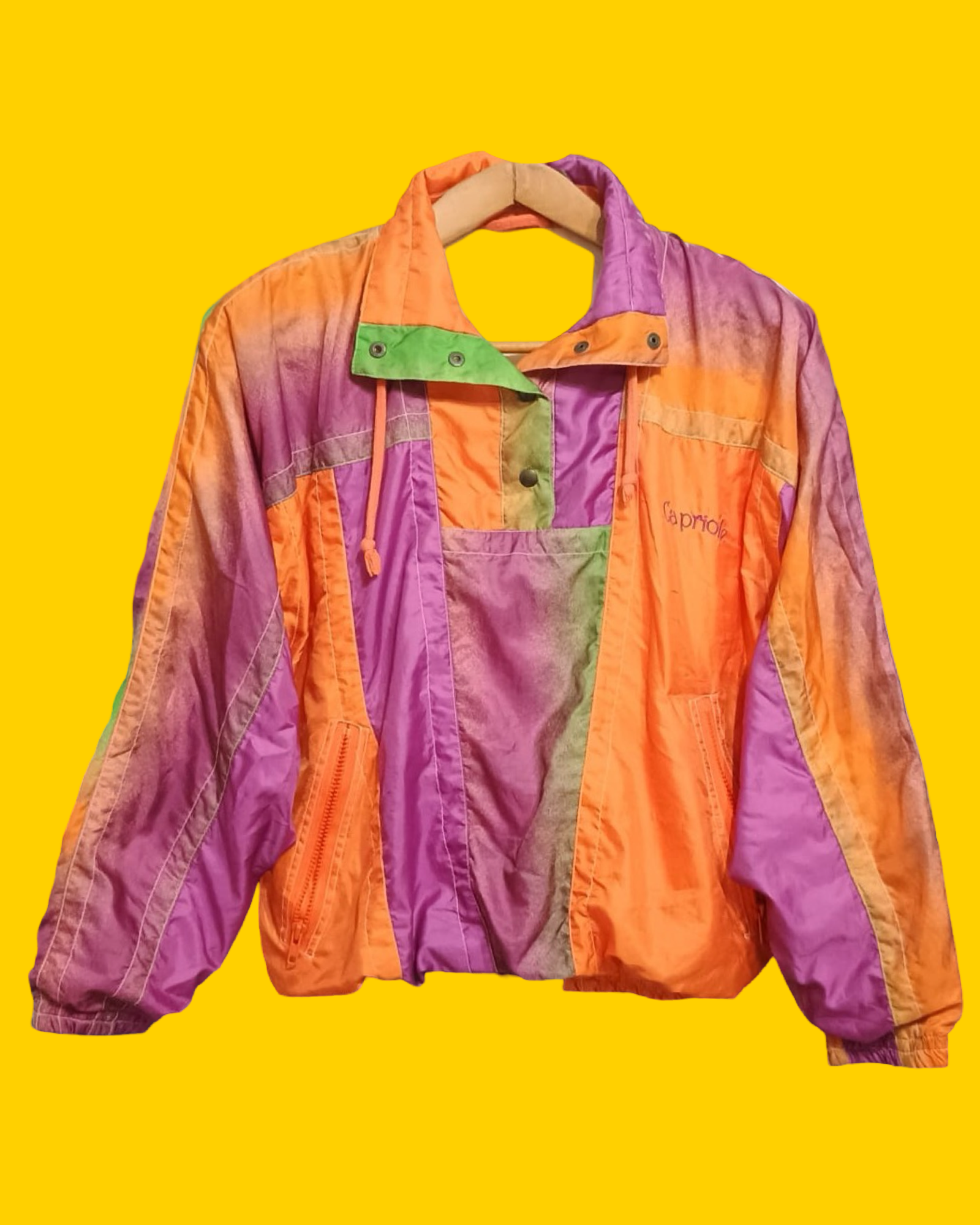Vintage Multicolor Fantasy 90's Sweatshirt Woman Size S