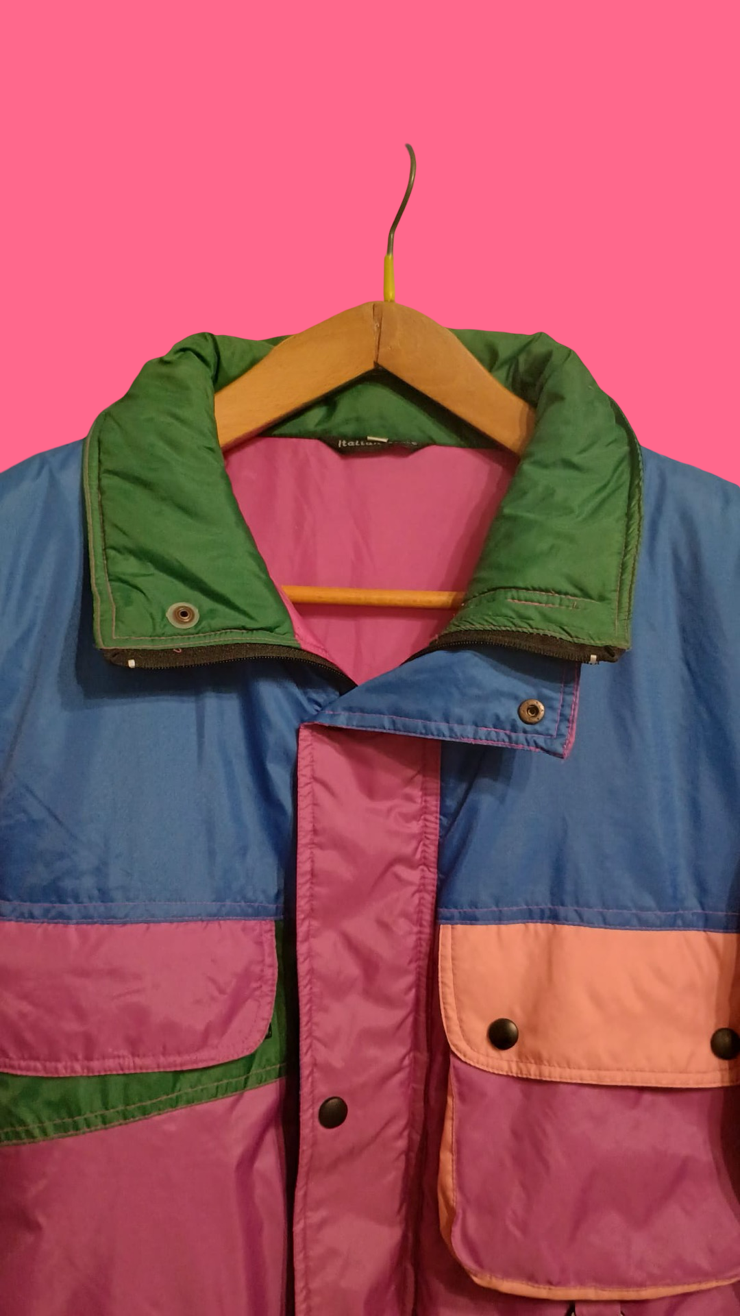 Vintage Multicolor Fantasy 90's Snow Jacket Unisex Size L
