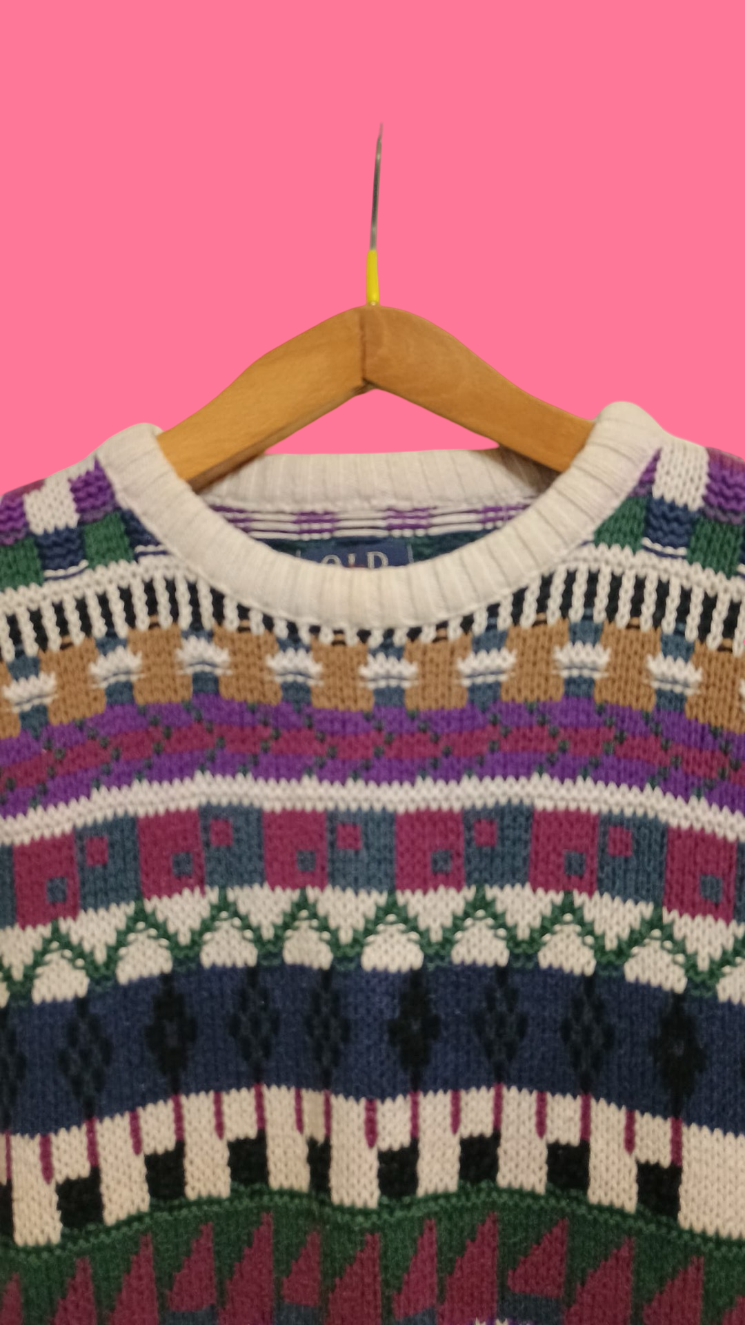 Vintage Multicolor Fantasy 90's Sweatshirt Unisex Size L