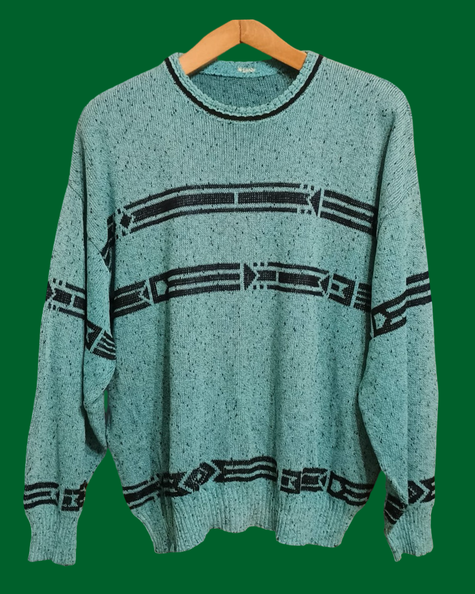 Vintage Multicolor Fantasy 90's Sweater Unisex Size L