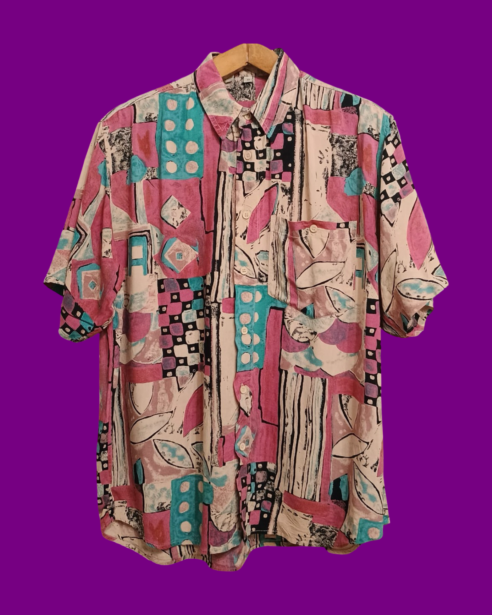 Vintage Multicolor Fantasy 90's Shirt Unisex Size L