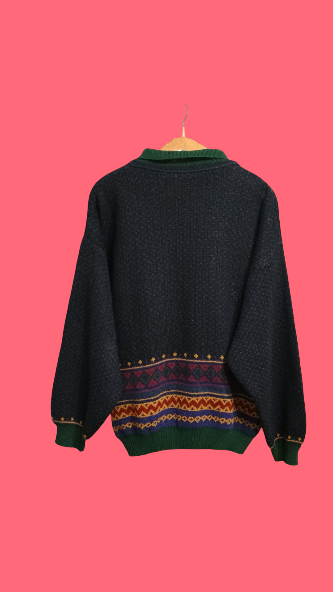 Vintage Multicolor Fantasy 90's Sweater Unisex Size L