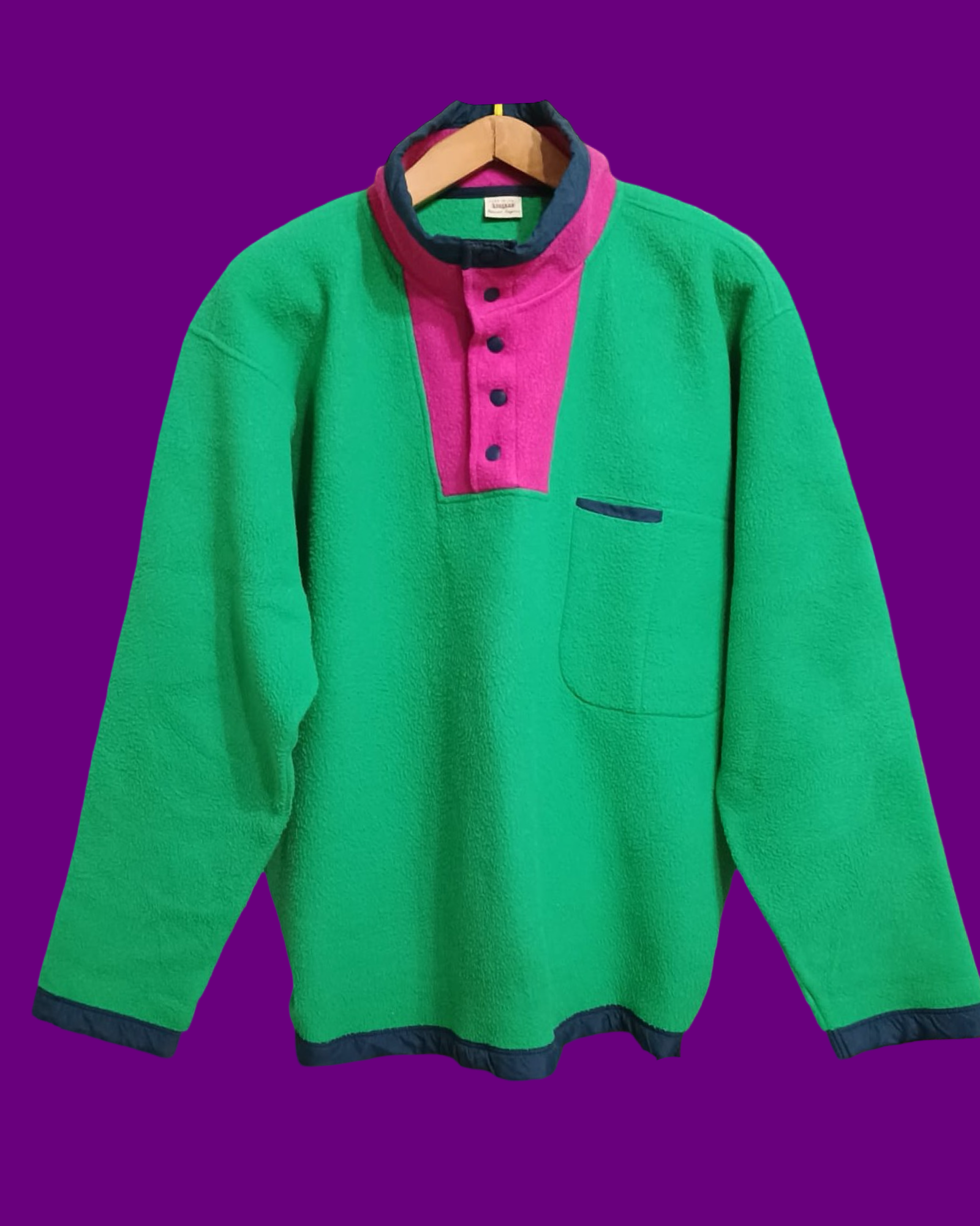 Vintage Multicolor Fantasy 90's Fleece Unisex Size L
