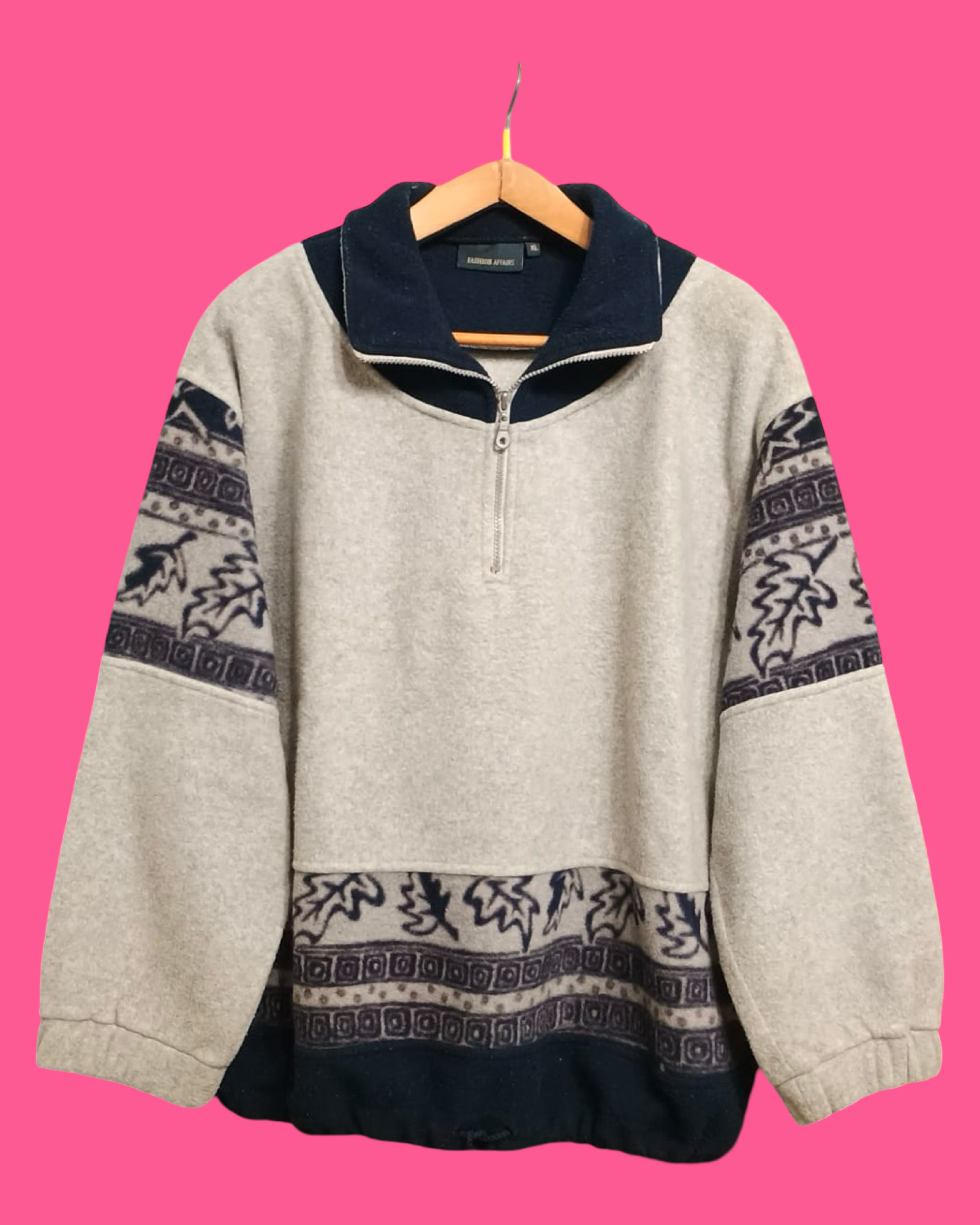 Vintage Multicolor Fantasy 90's Fleece Unisex Size XL