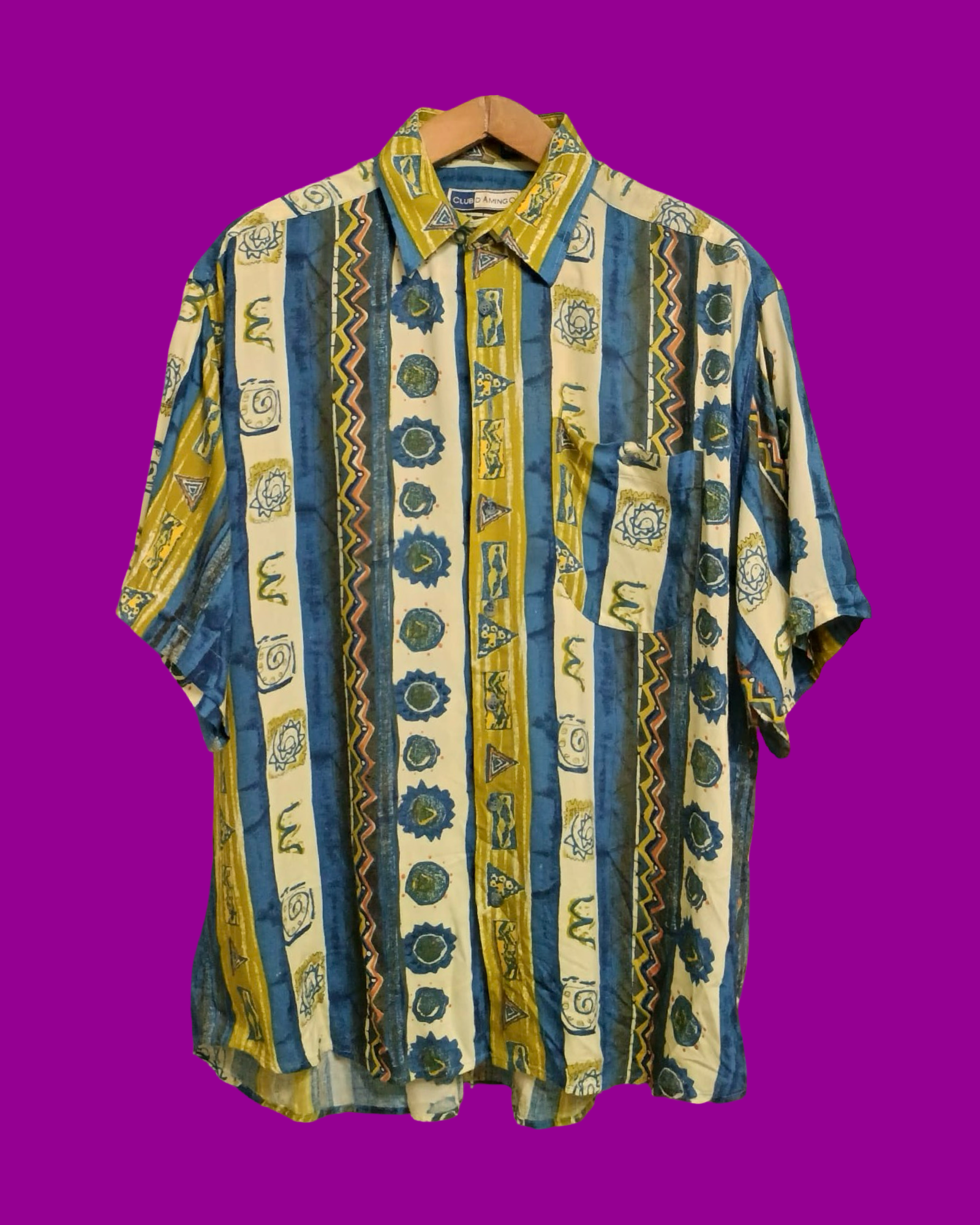 Vintage Multicolor Fantasy 90's Shirt Unisex Size L