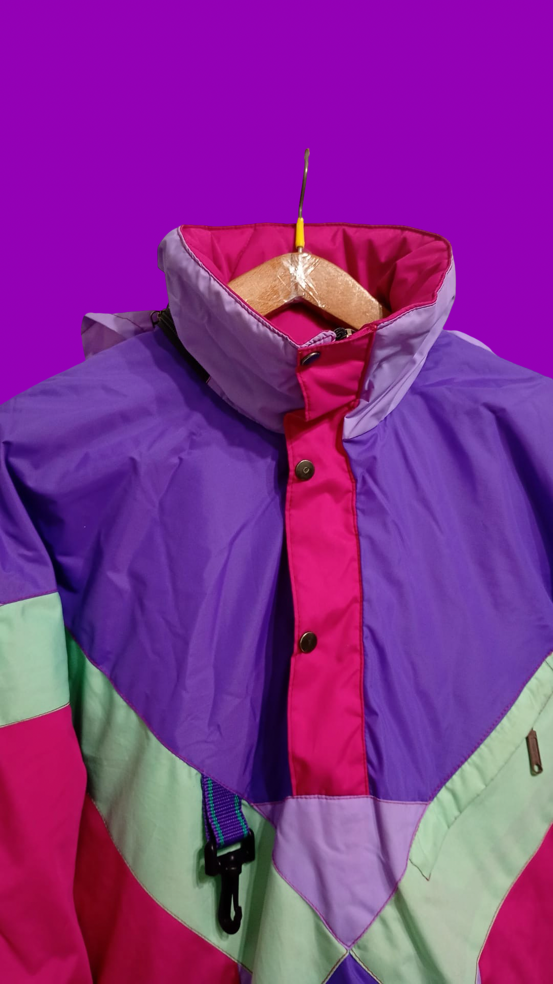 Vintage Multicolor Fantasy 90's Rare Snow Jacket Unisex Size L