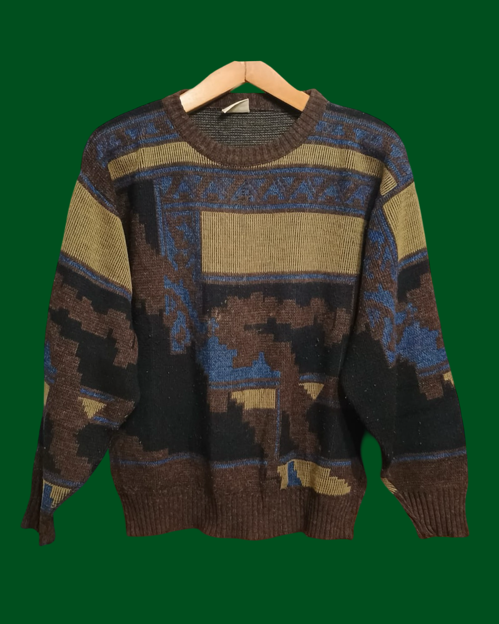 Vintage Multicolor Fantasy 90's Sweater Unisex Size M