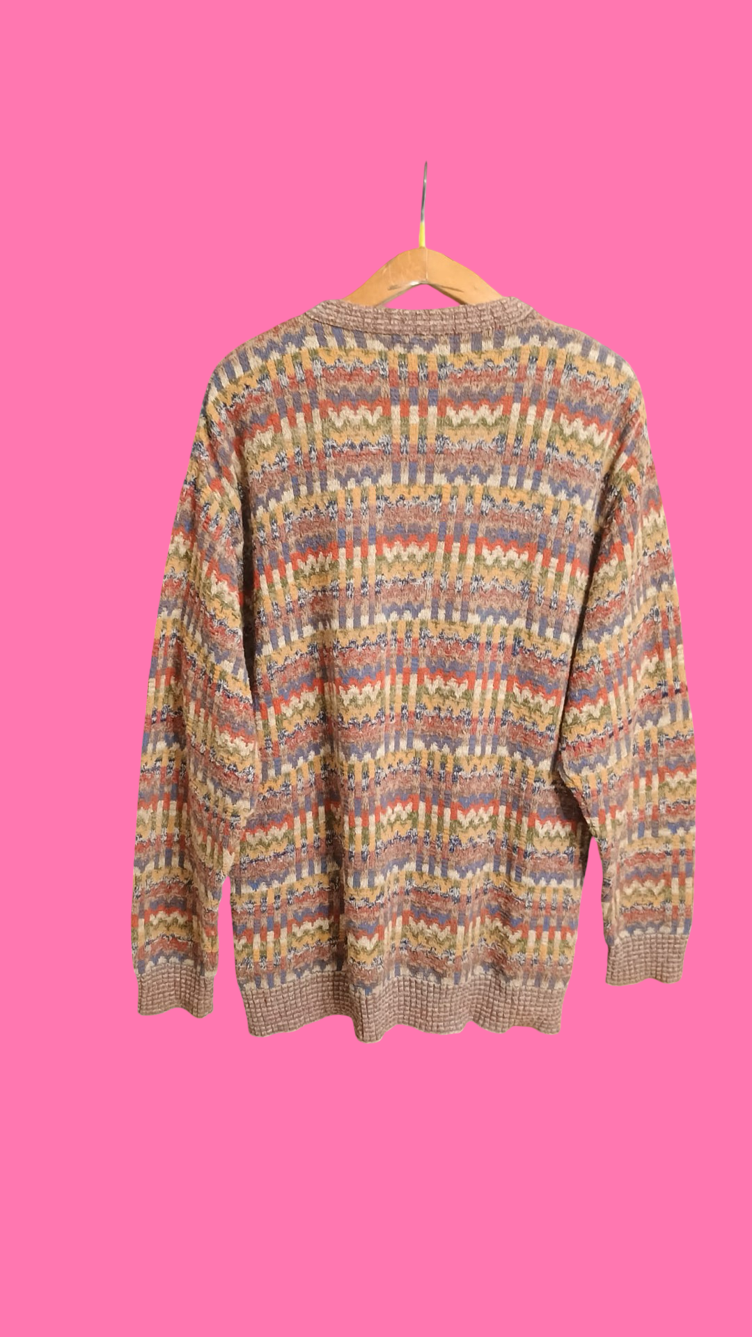 Vintage Multicolor Fantasy 90's Sweater Unisex Size XL
