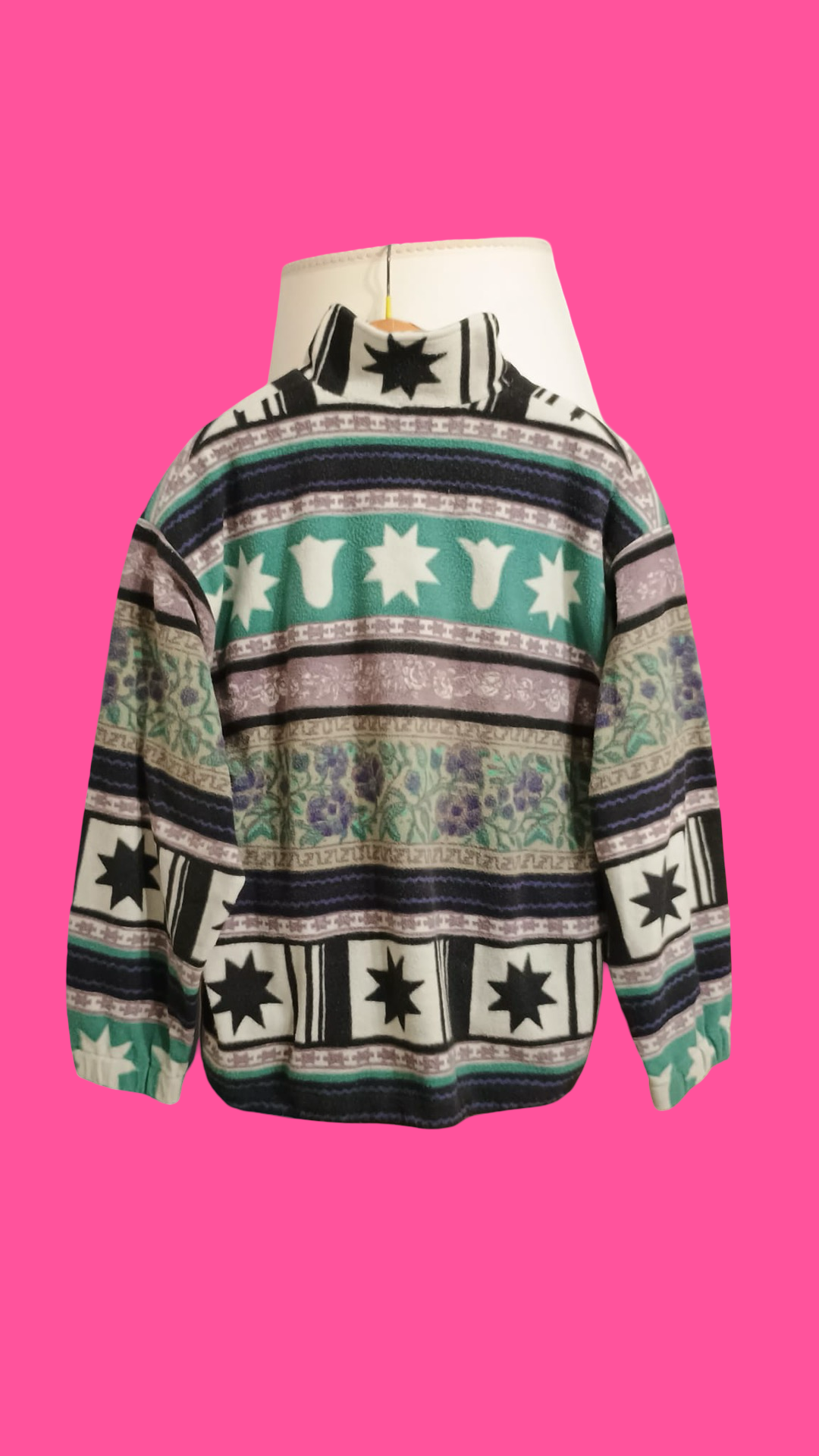 Vintage Multicolor Fantasy 90's Fila Fleece Unisex Size L