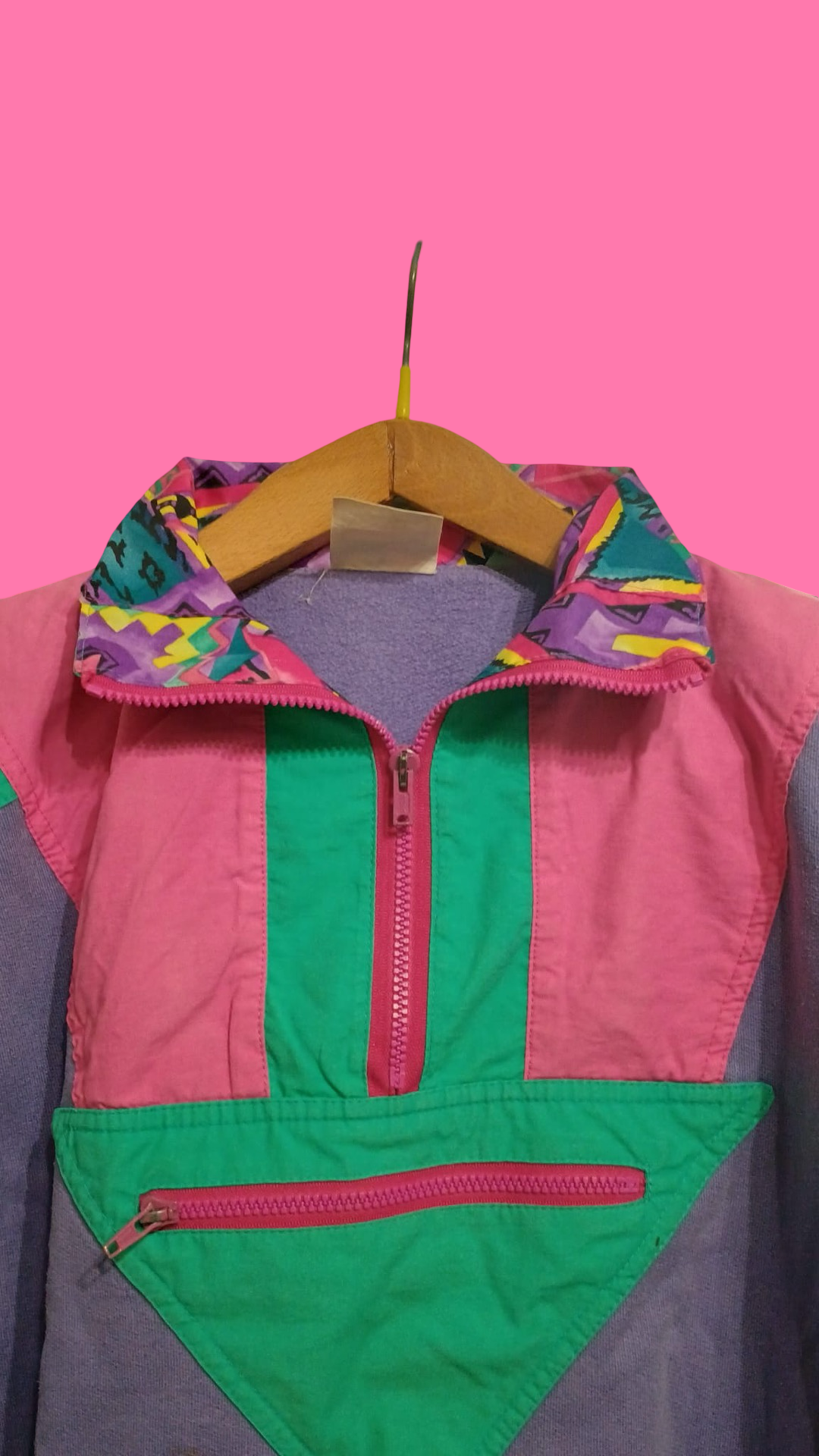 Vintage Multicolor Fantasy 90's Sweatshirt Woman Size S