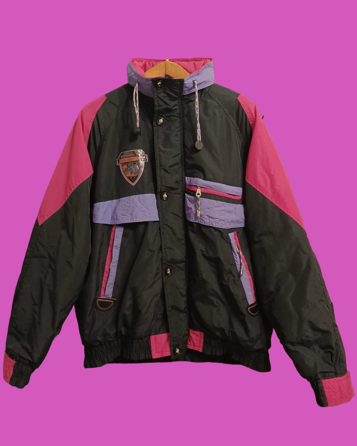 Vintage Multicolor Fantasy 90's Rare Snow Jacket Unisex Size M