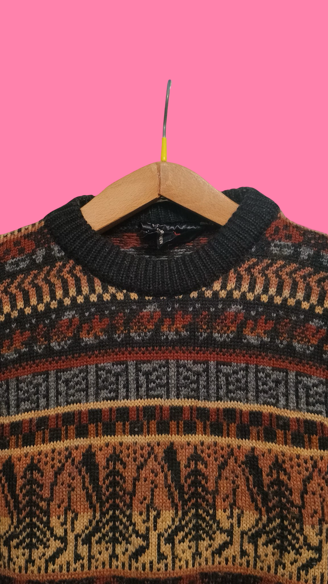 Vintage Multicolor Fantasy 90's Sweater Unisex Size M